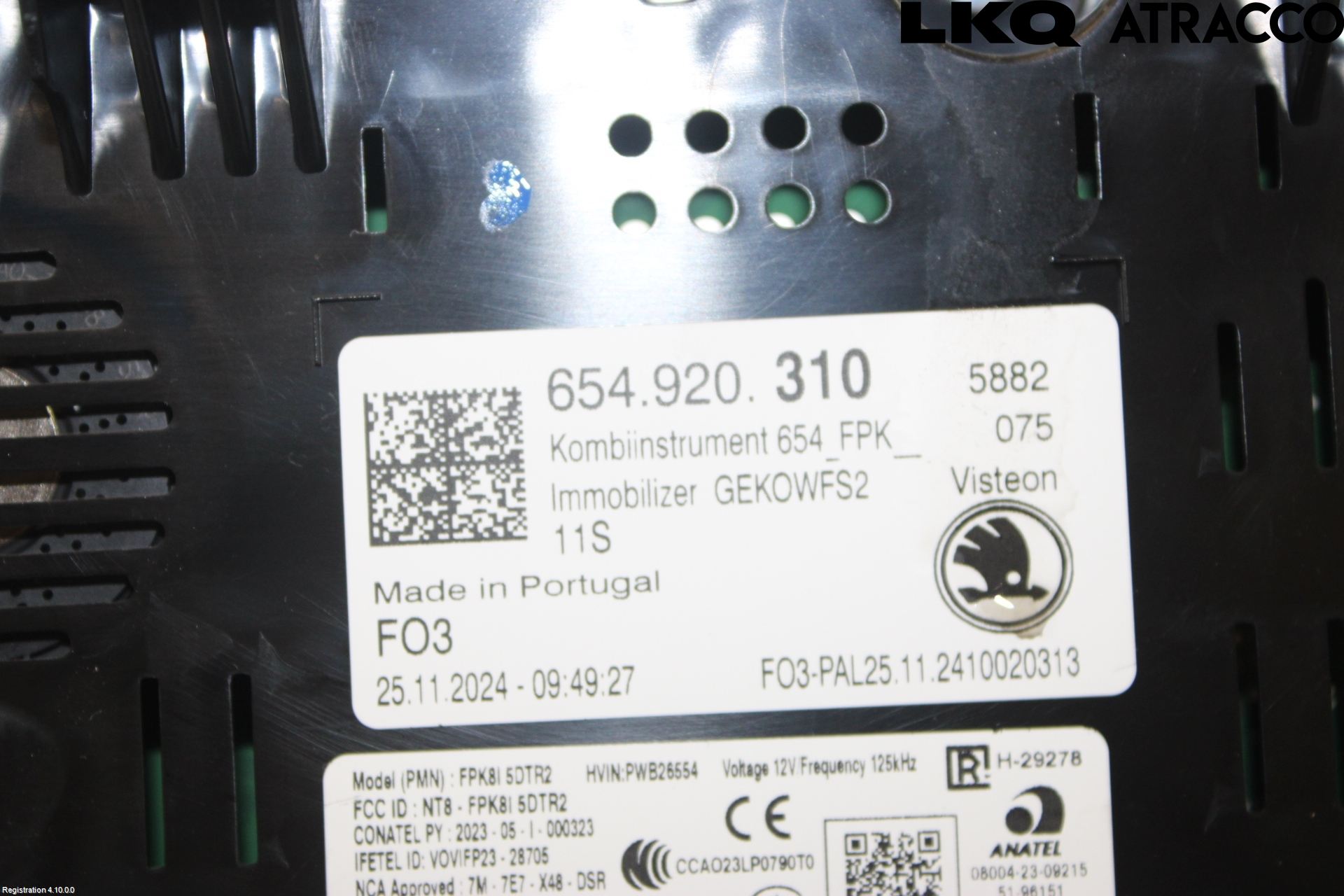 Skoda FABIA 22- Instr Kombinert