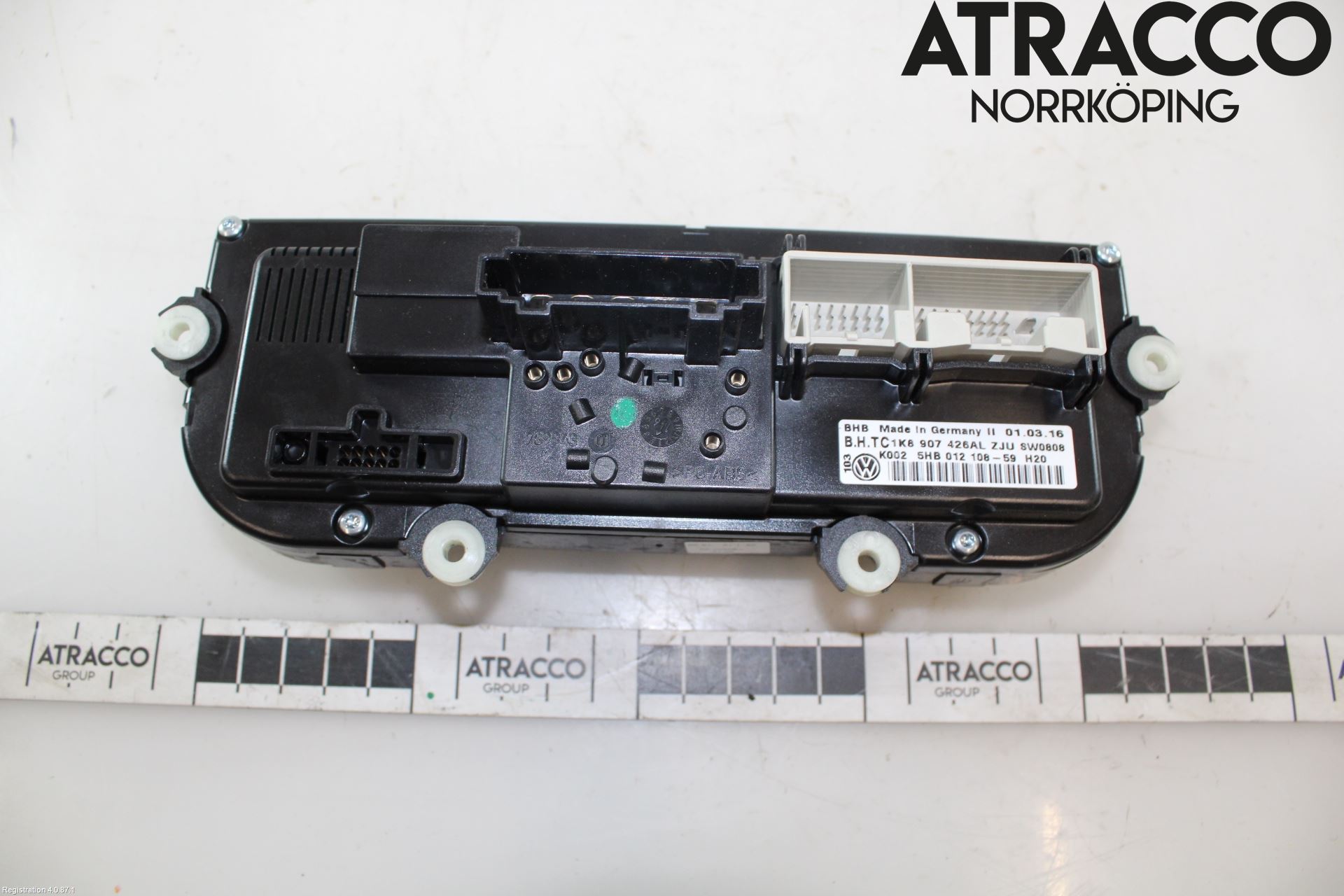 Volkswagen VW CADDY 16-20 Varmeapparat Panel(Regulering)
