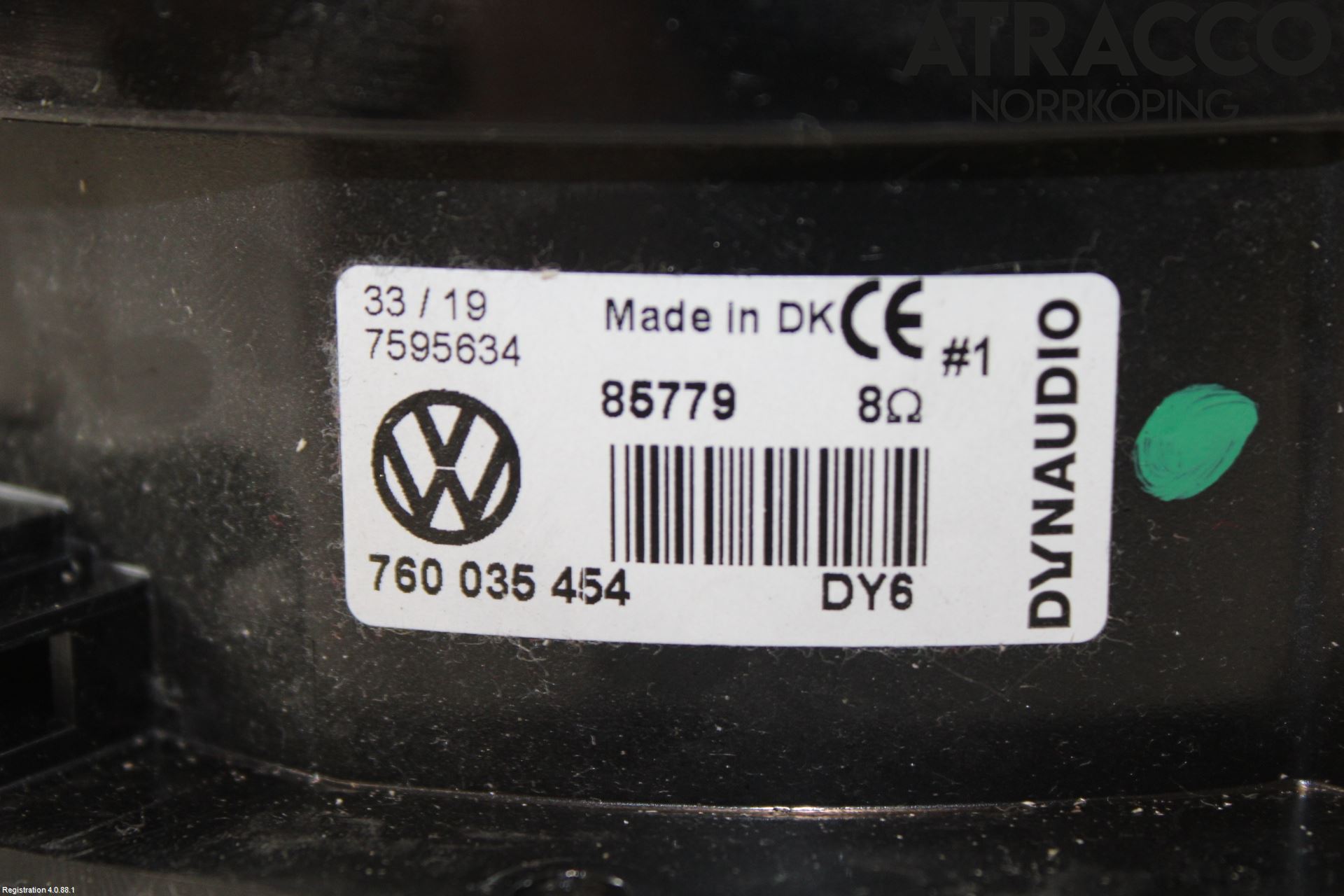 Volkswagen VW TOUAREG CR 18- Innr Høyttaler
