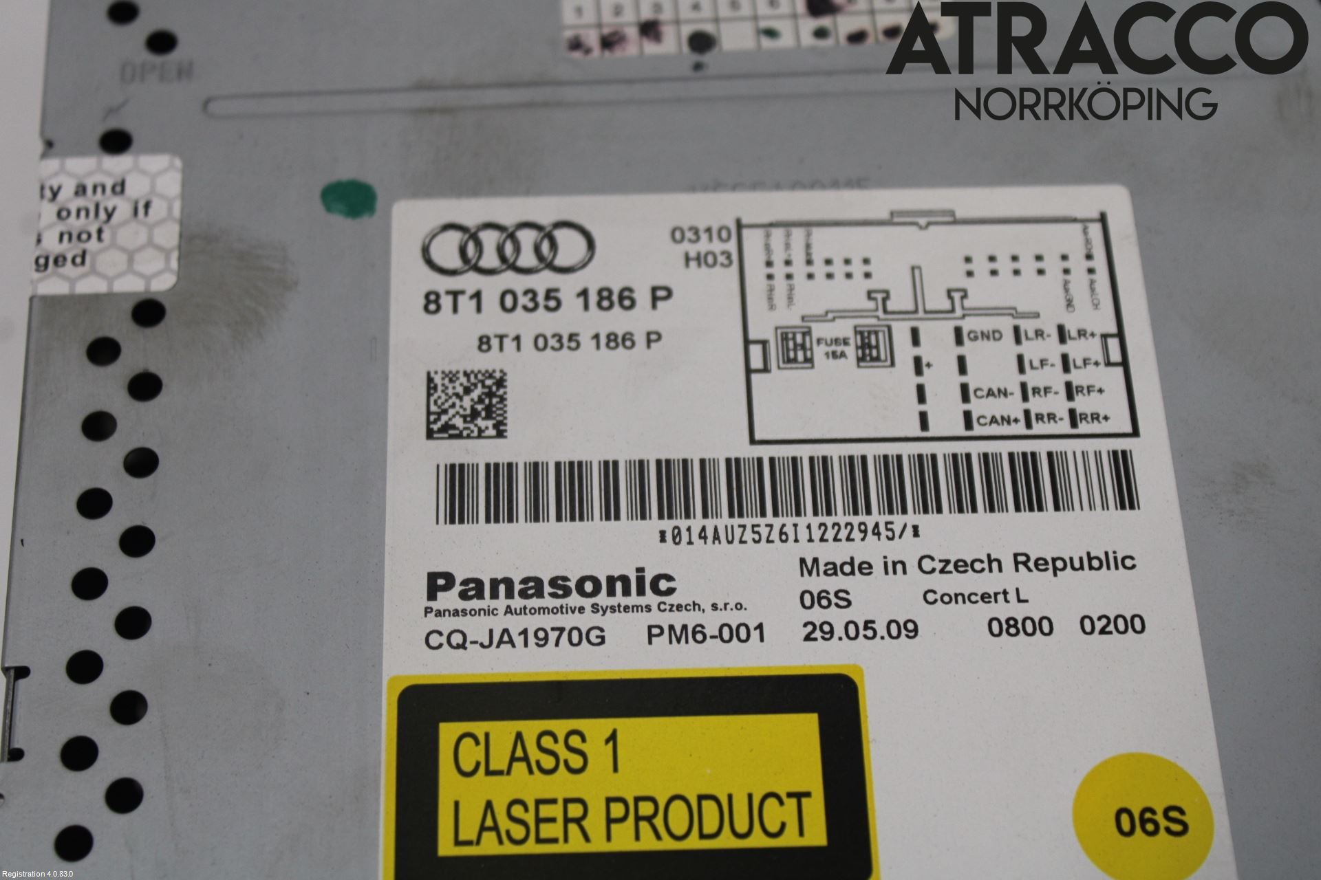 Audi A5 07-16 Stereo Radio Med Cd