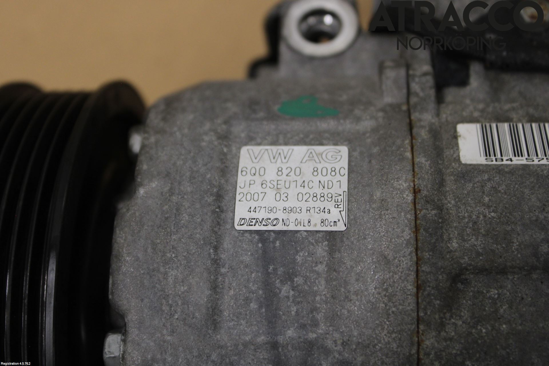 Volkswagen VW POLO 05-09 Varme Ac Kompressor