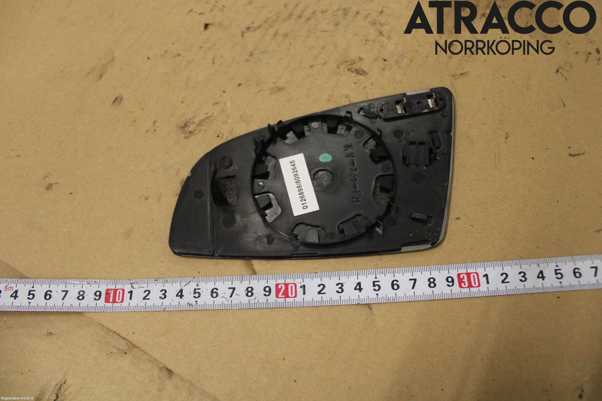 Audi A4/S4 05-07 Speil Glass H