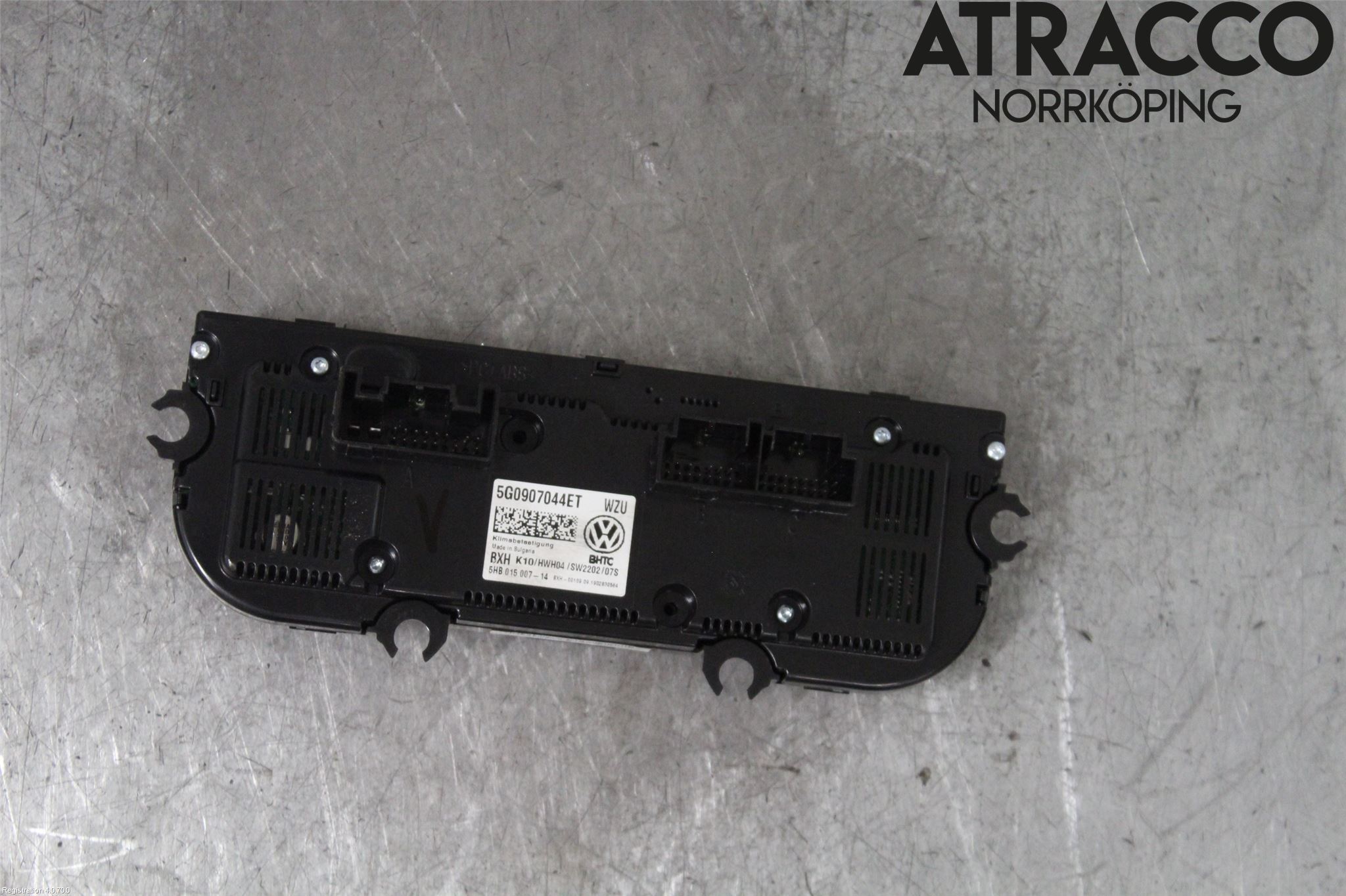 Volkswagen VW PASSAT 15-19 Varmeapparat Panel(Regulering)