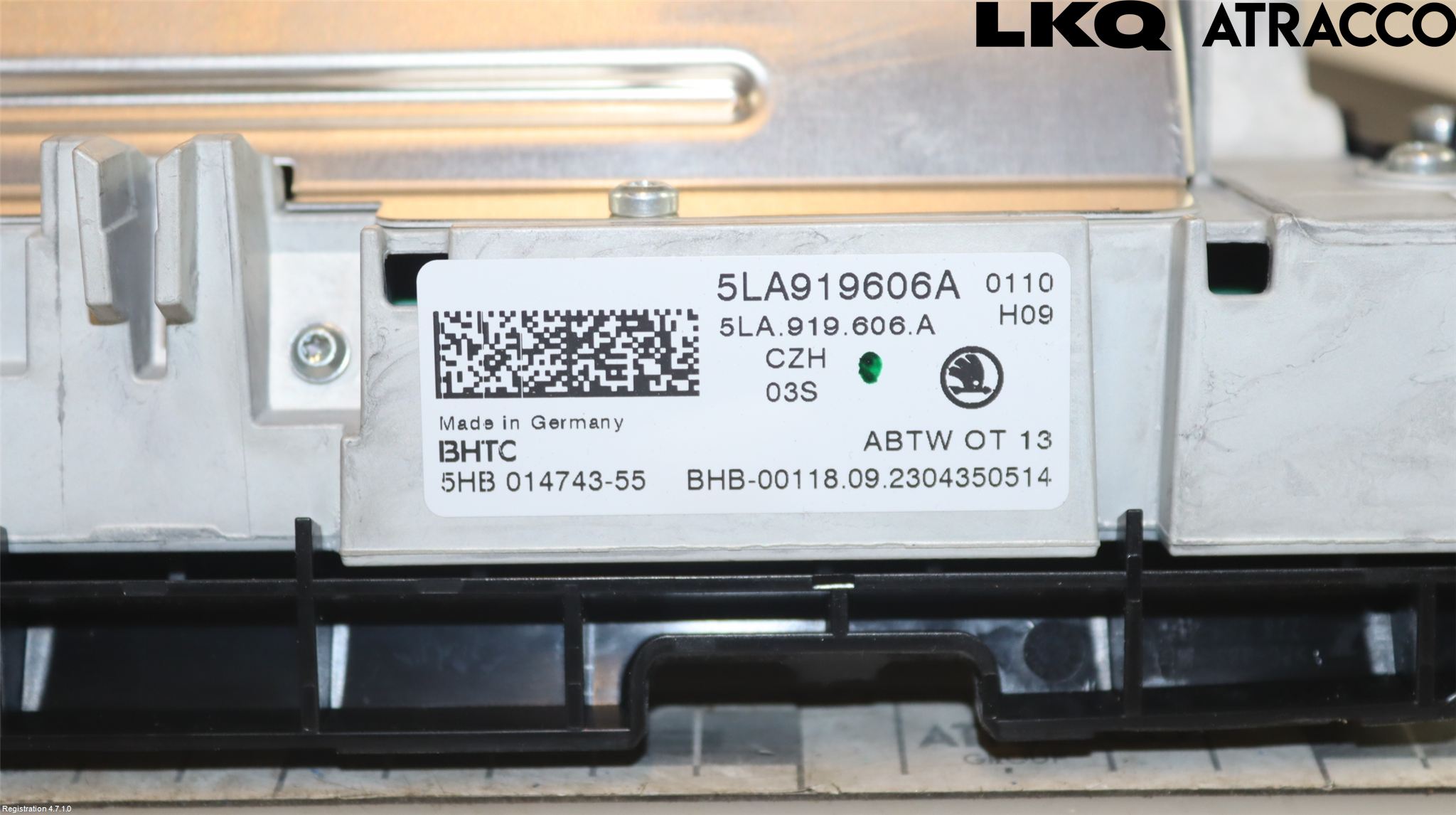 Skoda ENYAQ iV 21- Instr Skjerm Dvd-Gps-Ac-Tlf