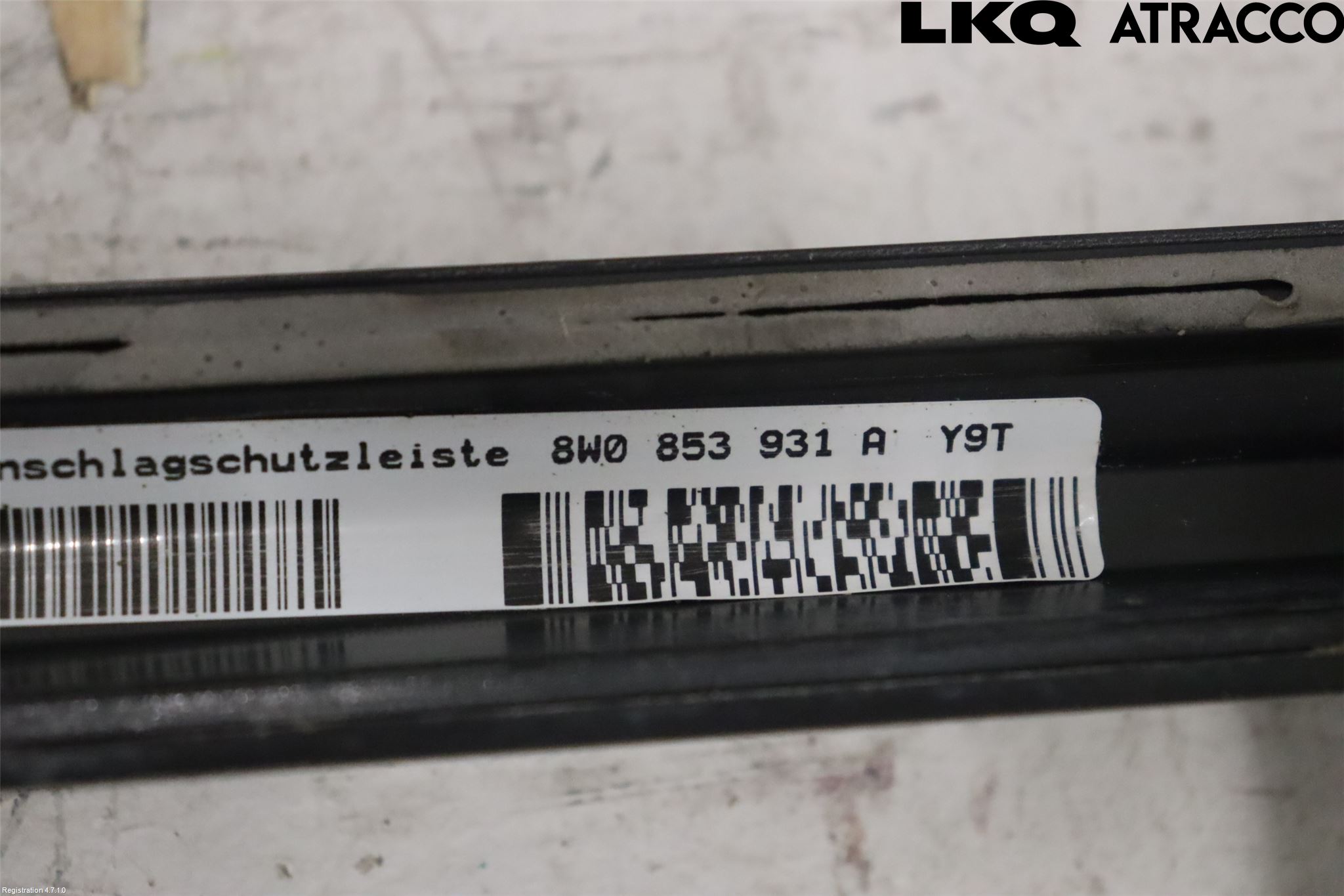 Audi A4/S4 B9 20- Kanalskjørt Venstre