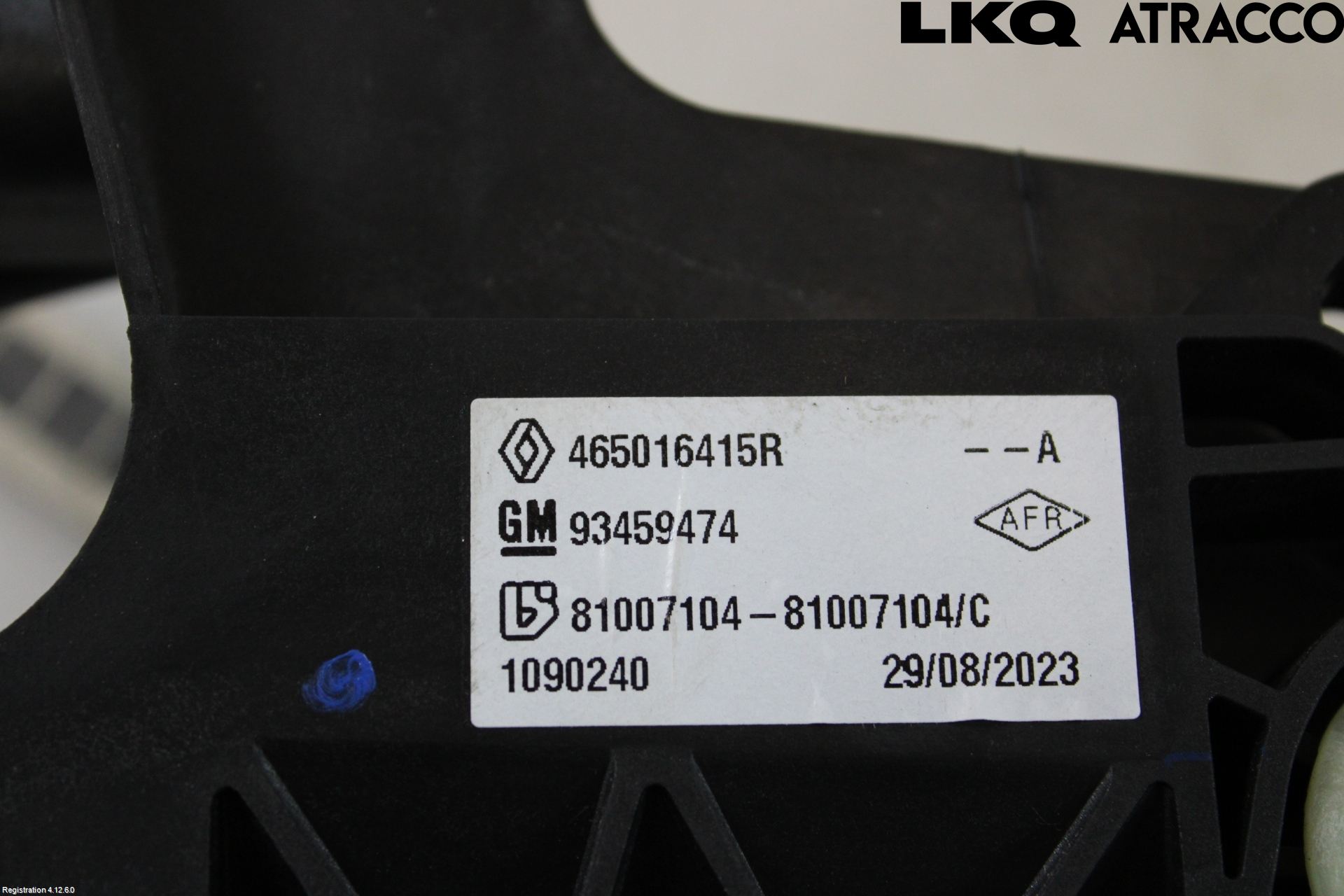 Nissan PRIMASTAR Bremsepedal