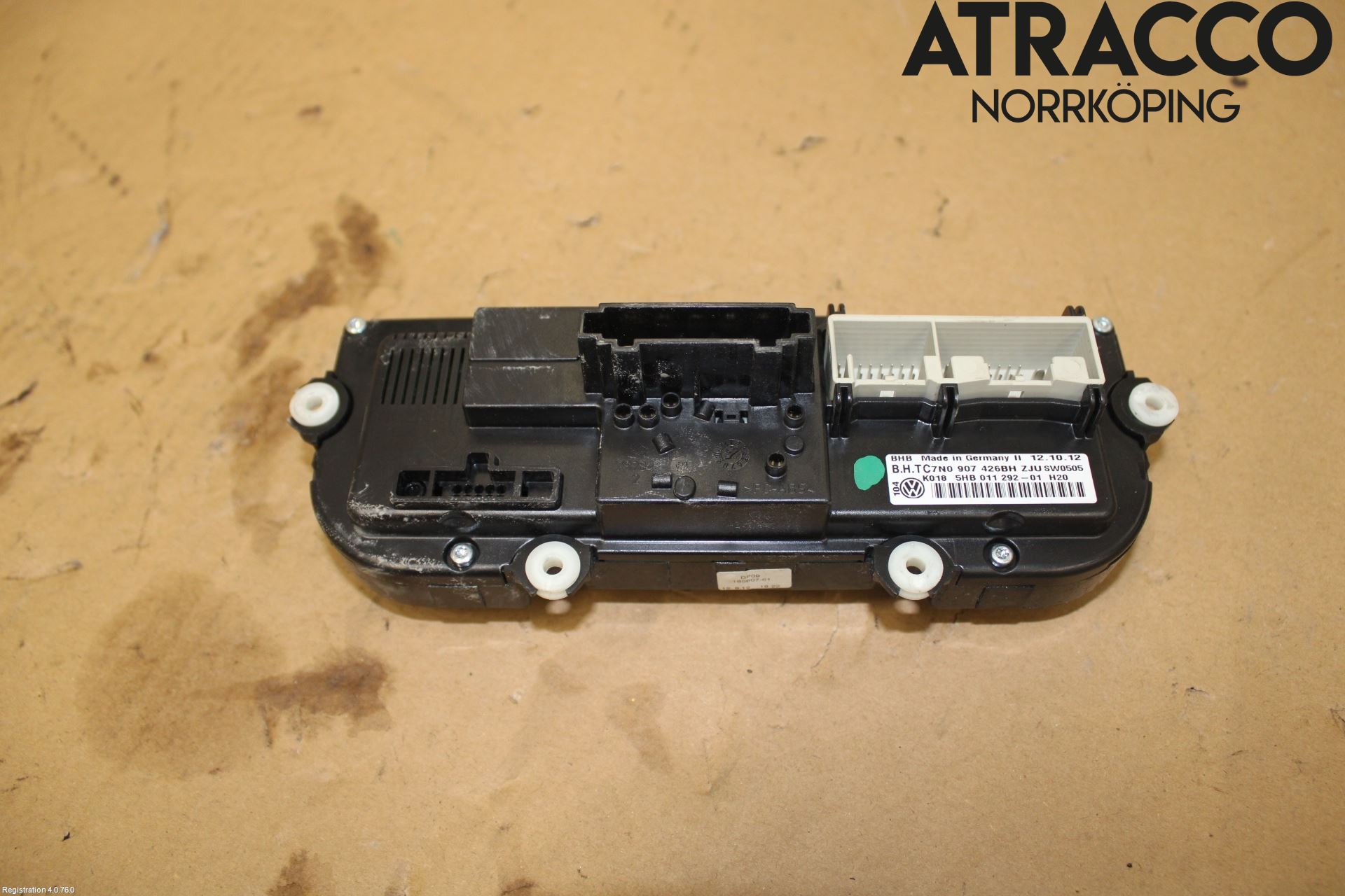 Volkswagen VW CADDY 11-15 Varmeapparat Panel(Regulering)