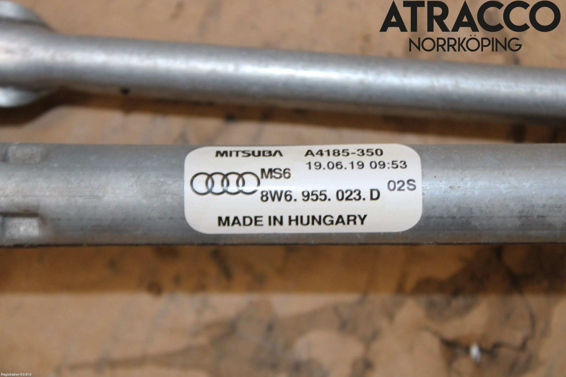 Audi A5 17- Viskeroverføring Frontrute