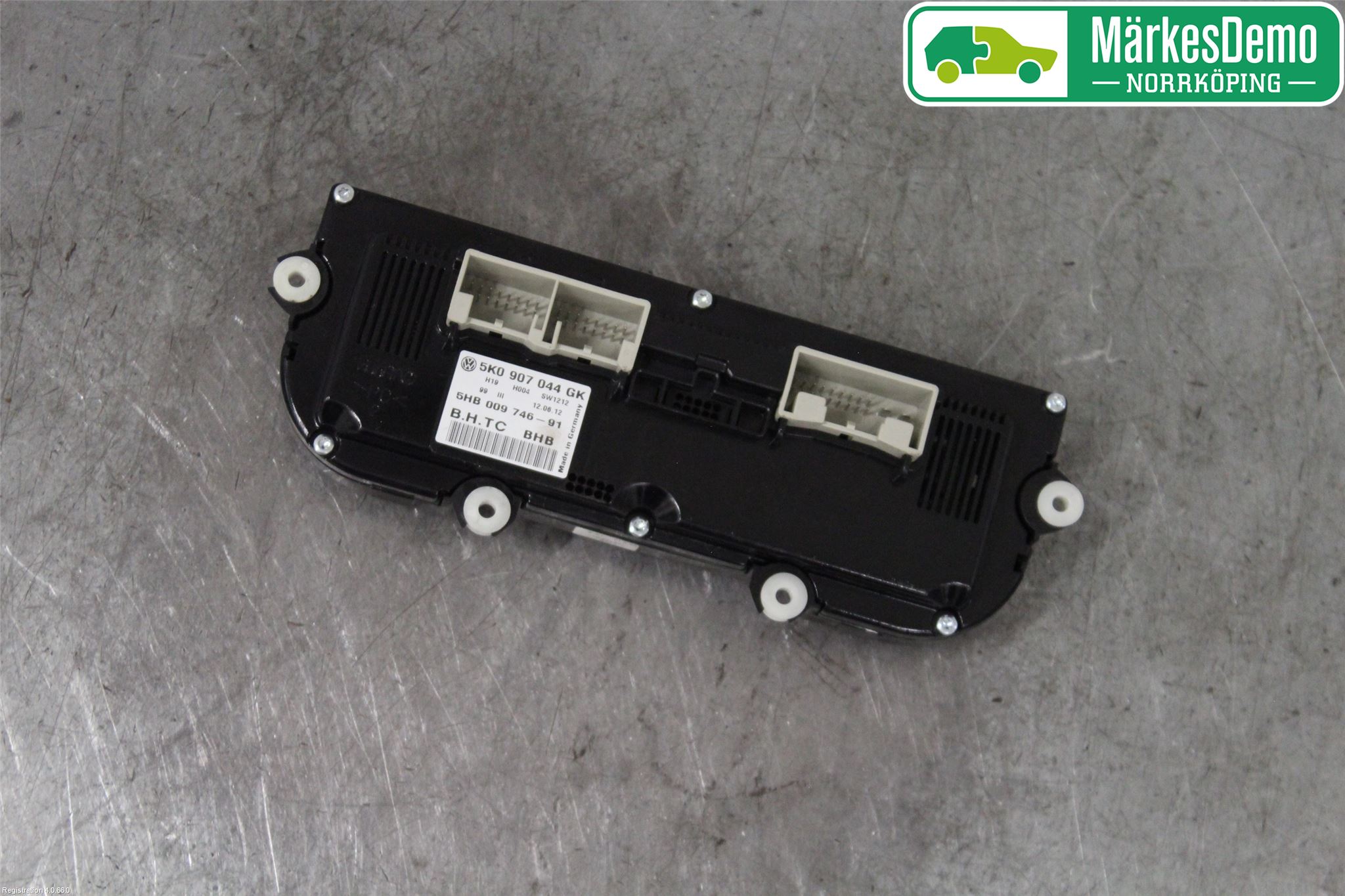 Volkswagen VW GOLF PLUS/CROSS GOLF 04-14 Varmeapparat Panel(Regulering)