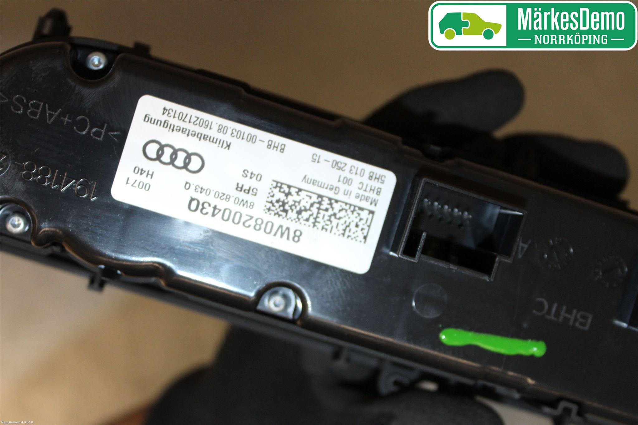 Audi A4/S4 B9 16-19 Varmeapparat Panel(Regulering)