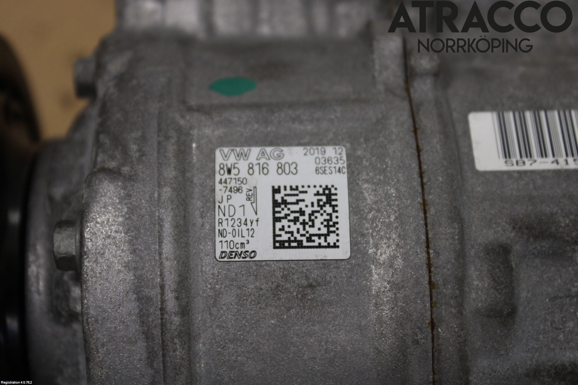 Audi A4/S4 B9 20- Varme Ac Kompressor