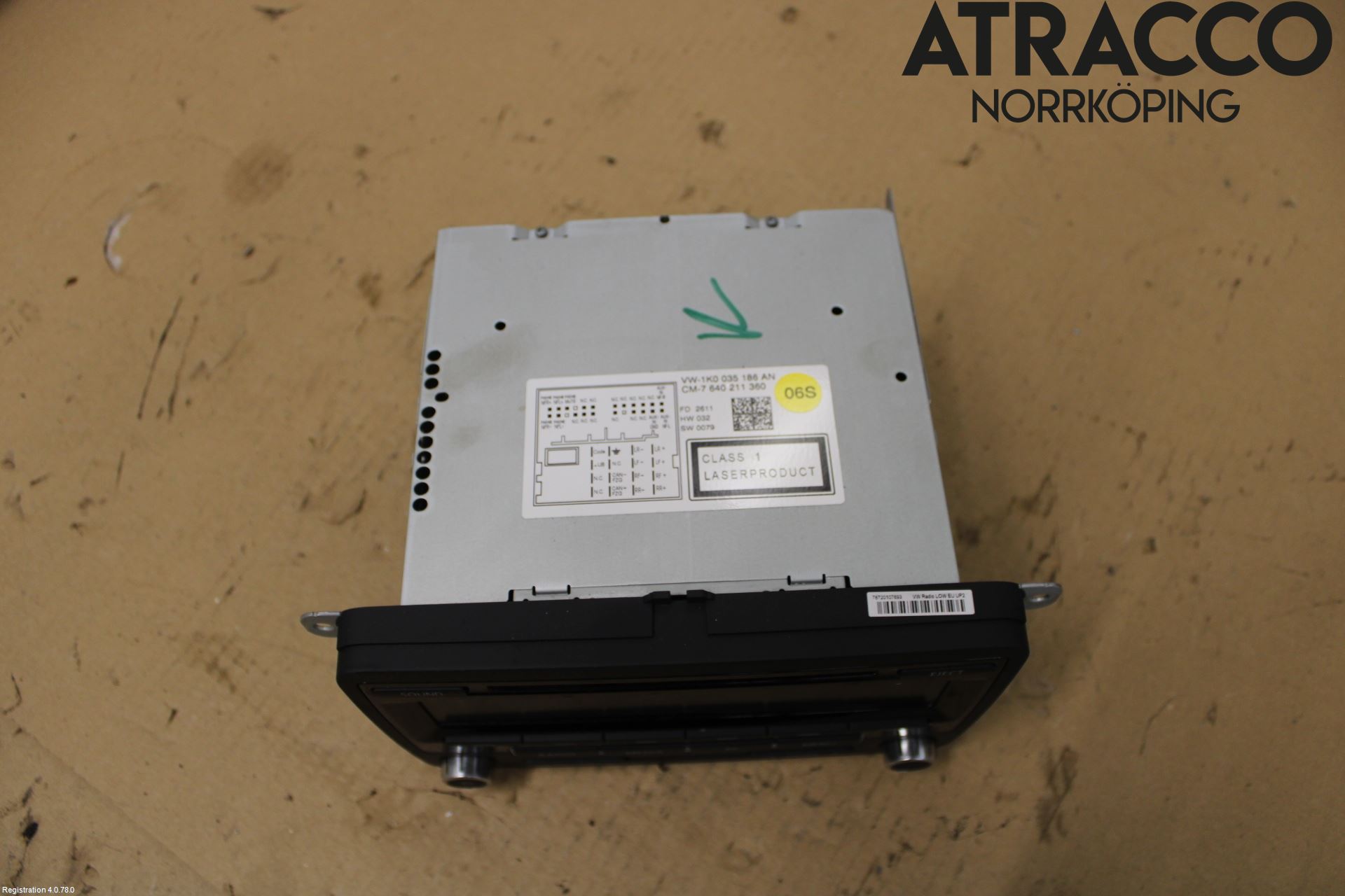 Volkswagen VW GOLF VI 09-13 Stereo Radio Med Cd