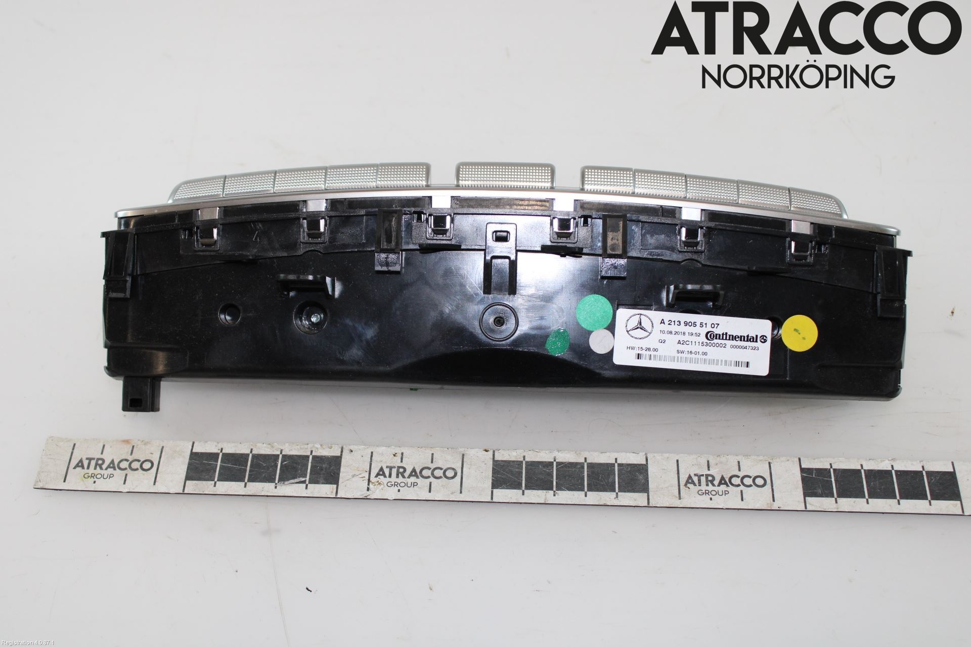Mercedes-Benz MB E-KLASS (W213) 16-23 Varmeapparat Panel(Regulering)