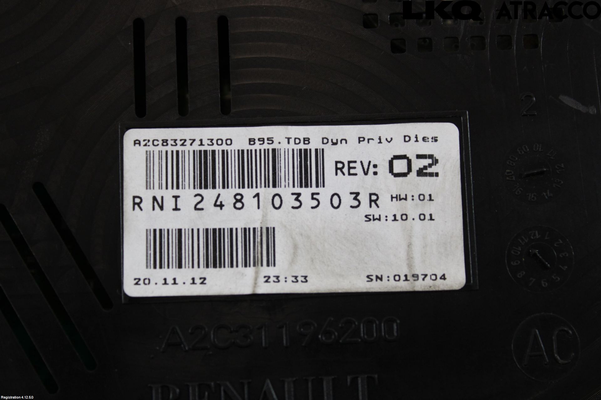 Renault MEGANE III 09-15 Instr Kombinert
