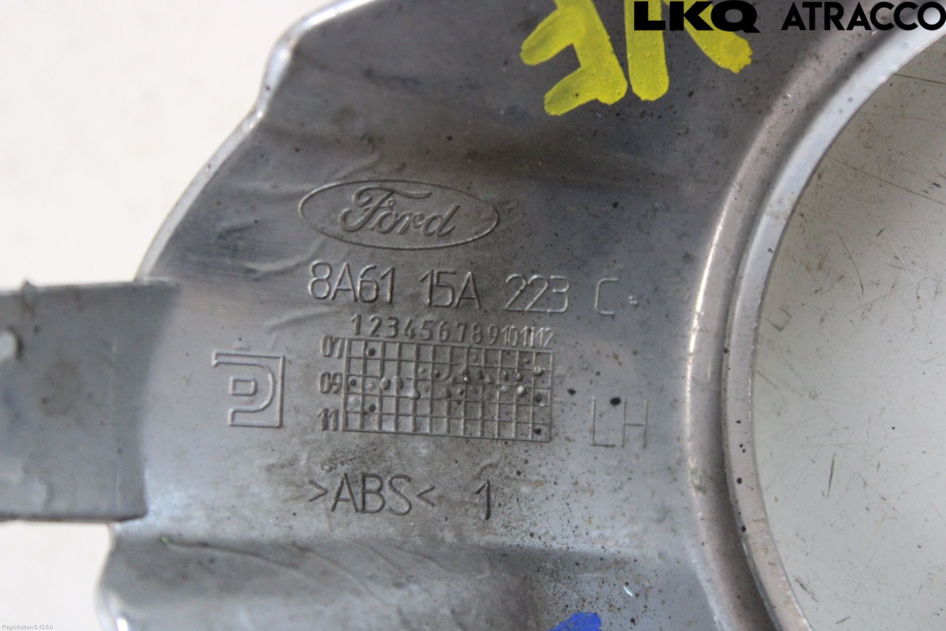 Ford FIESTA 09-12 Frontlykt Kurve-Tåkelys Ramme