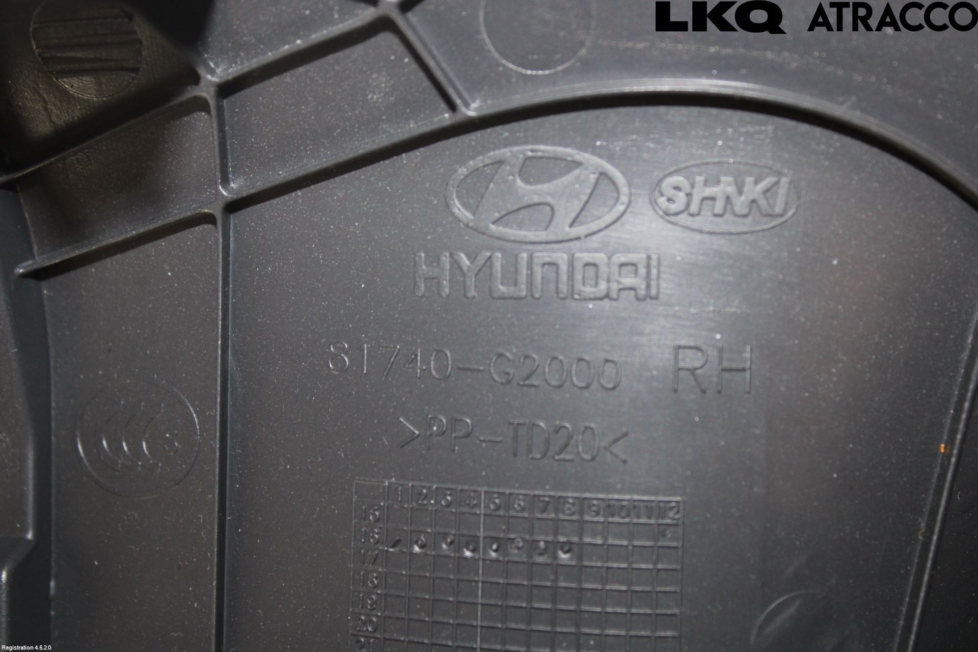 Hyundai IONIQ AE 17-22 Innr Bakluketrekk
