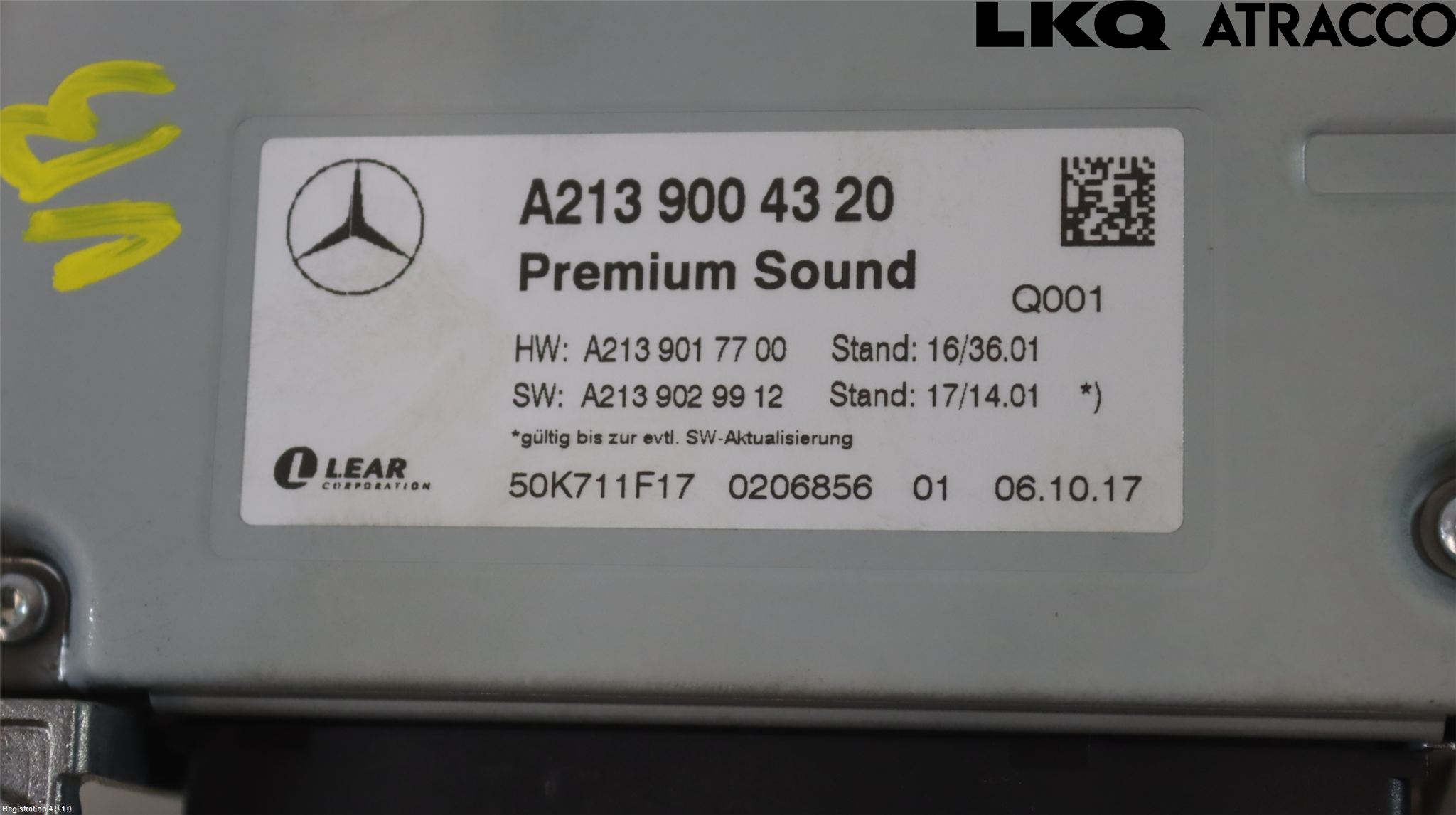 Mercedes-Benz MB S-KLASS (W222) 13-20 Stereo Forsterker