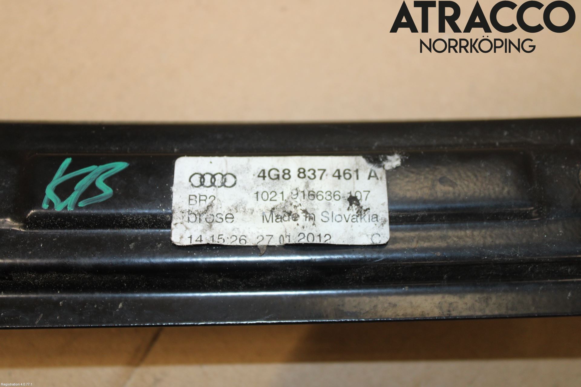 Audi A7/S7 4G 11-17 Vindusheis El Komp