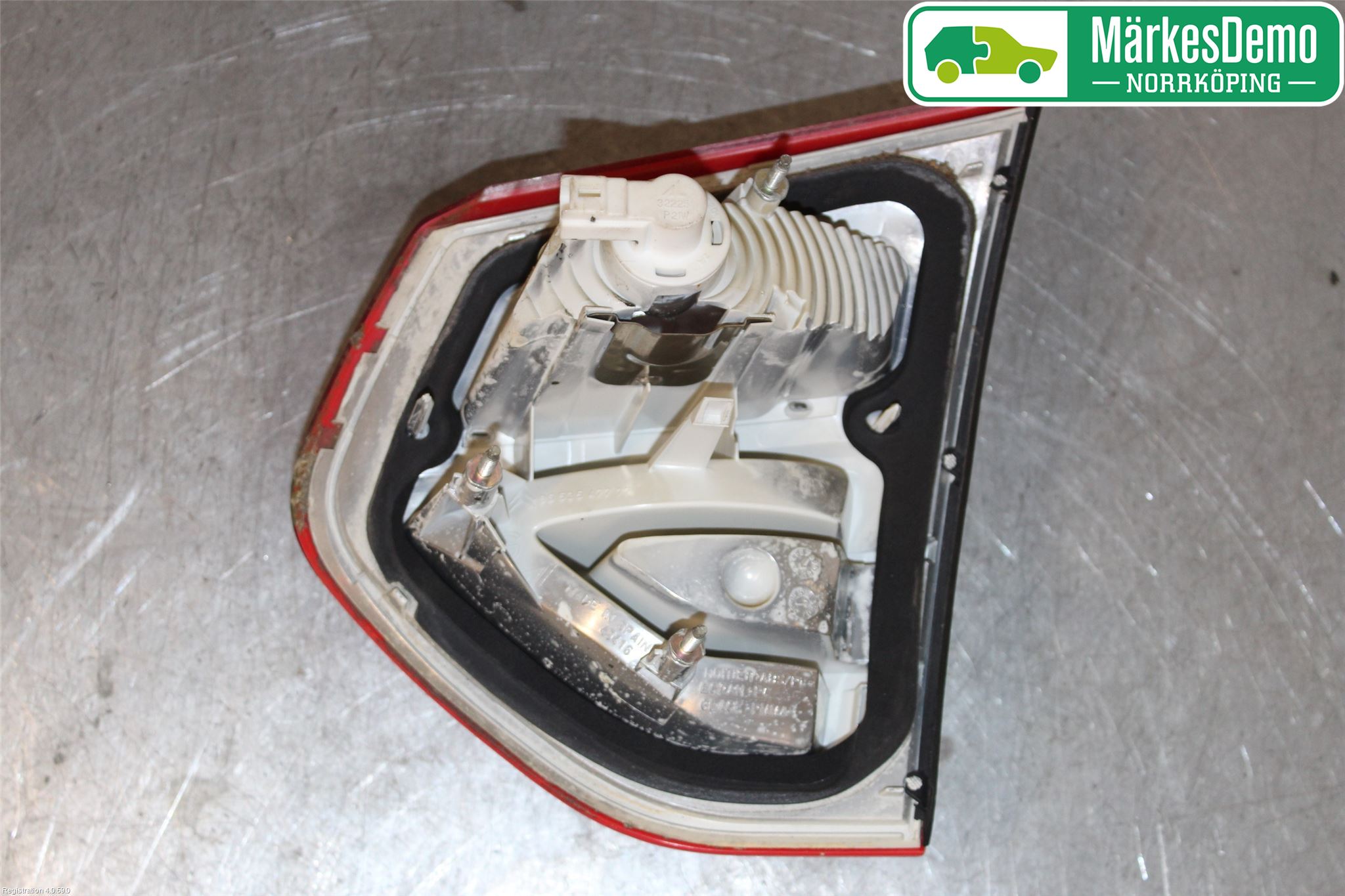 Citroen C4 PICASSO 06-13 Baklykt Venstre  På Luke(Indre