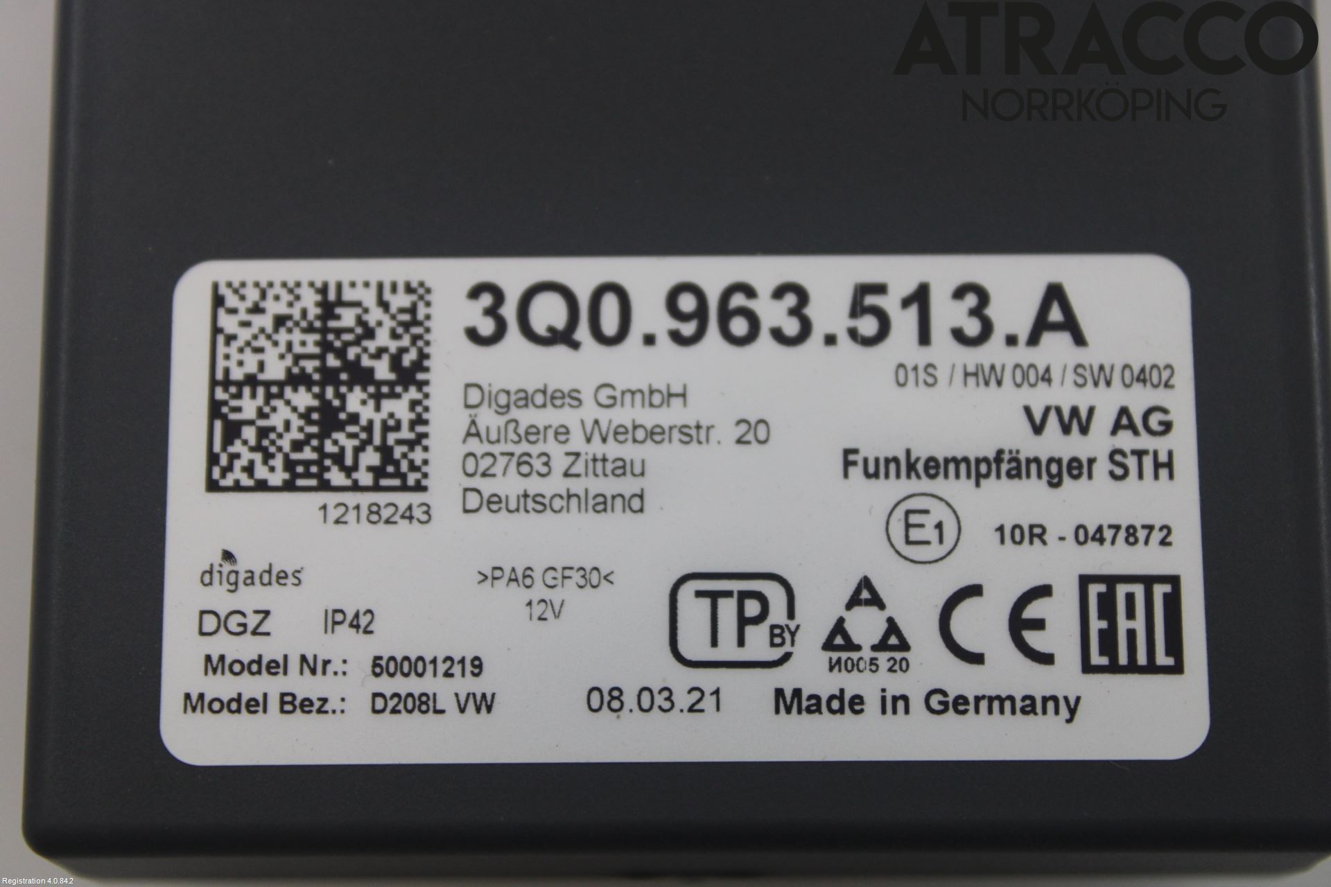Volkswagen VW PASSAT 20-24 Styrenhet Bensin-Dieselvärmare