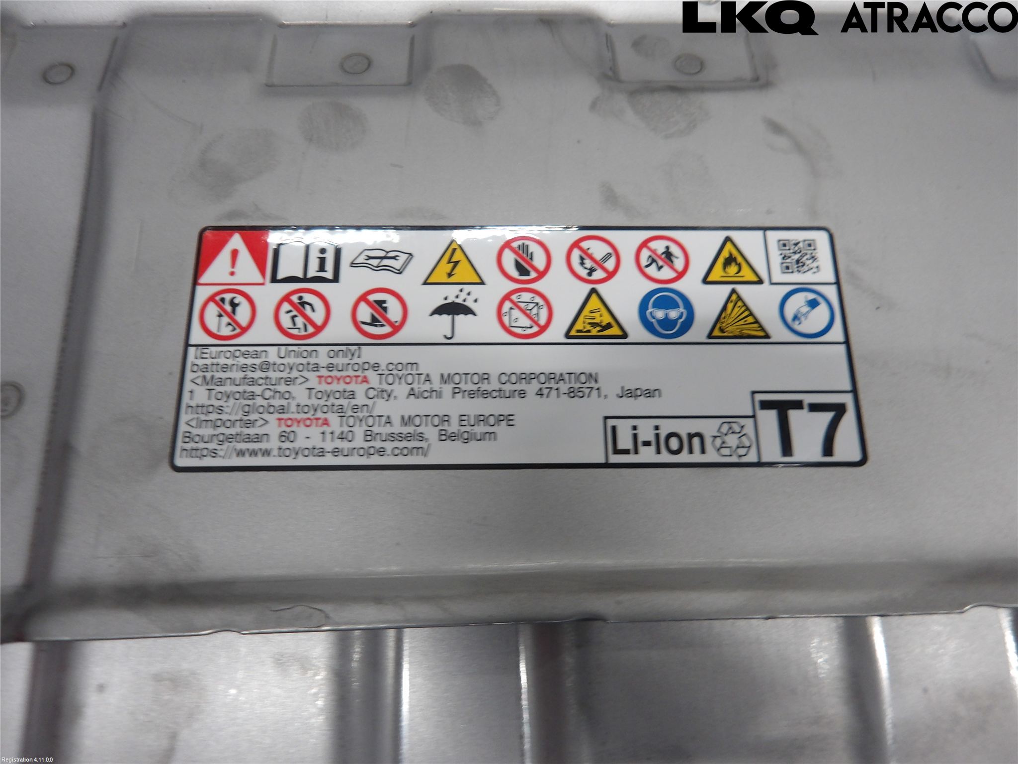 Toyota RAV4 19- Hybrid Batteri