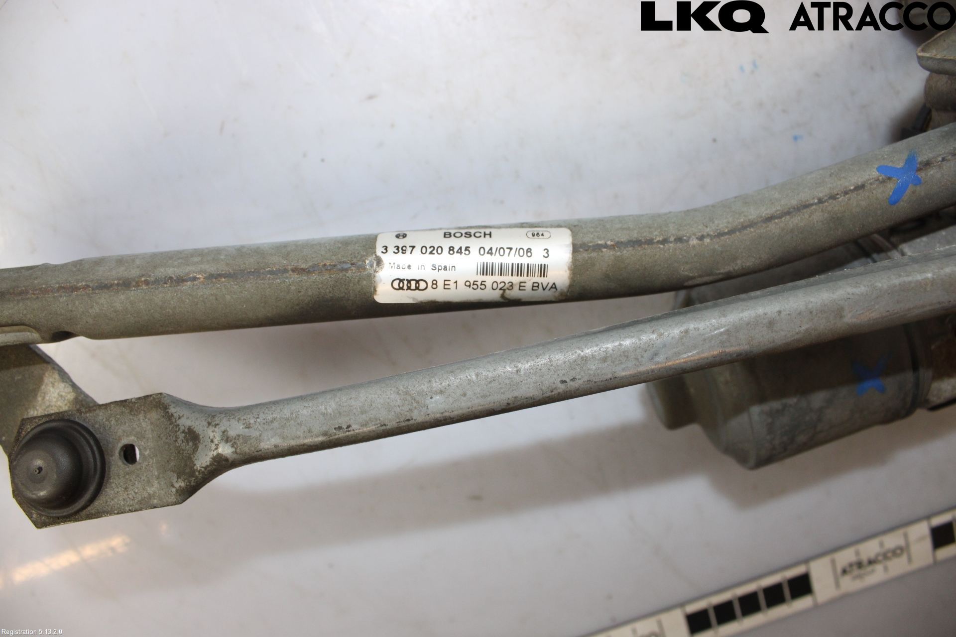 Audi A4/S4 05-07 Viskeroverføring Frontrute