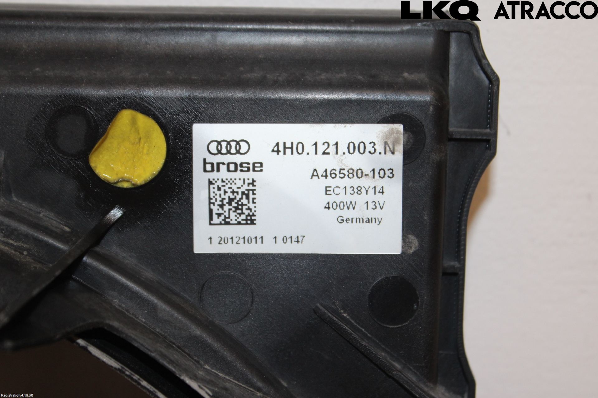 Audi A6/S6 4G 11-18 Kjølevifte Elektrisk
