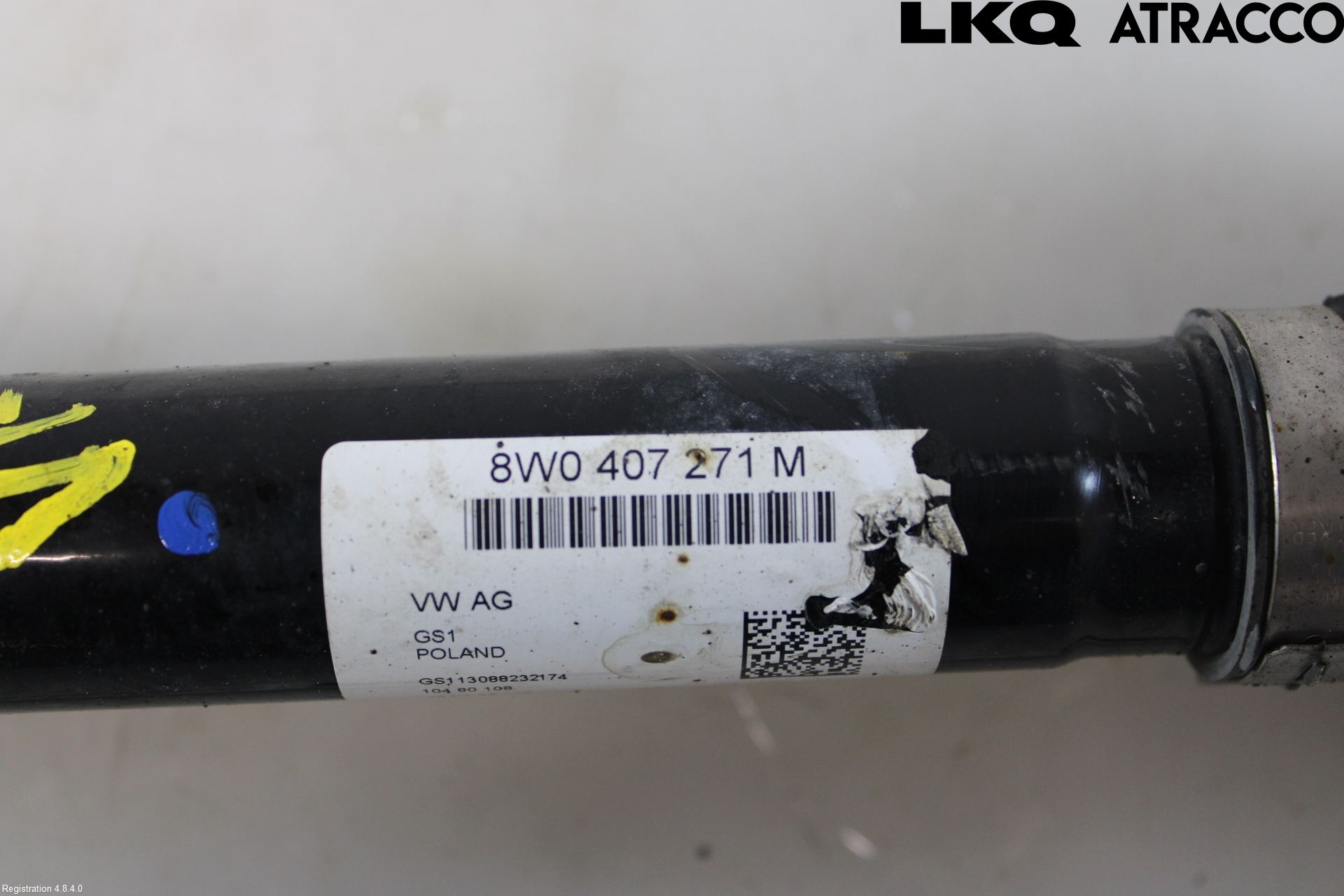 Audi A4/S4 B9 20- Drivaksel Foran Kompl Venstre