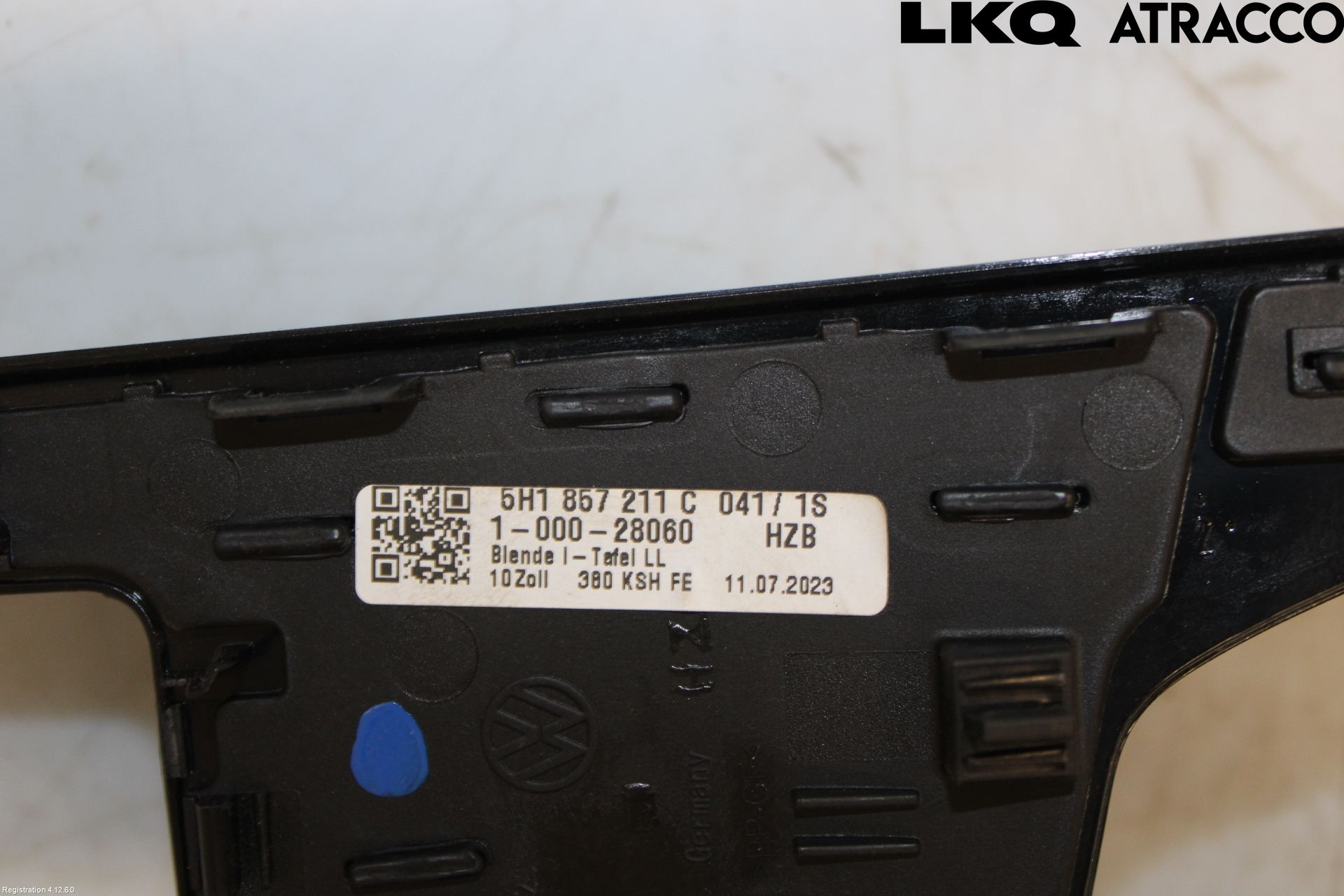 Volkswagen VW GOLF / E-GOLF VIII 20- Instrument Ramme