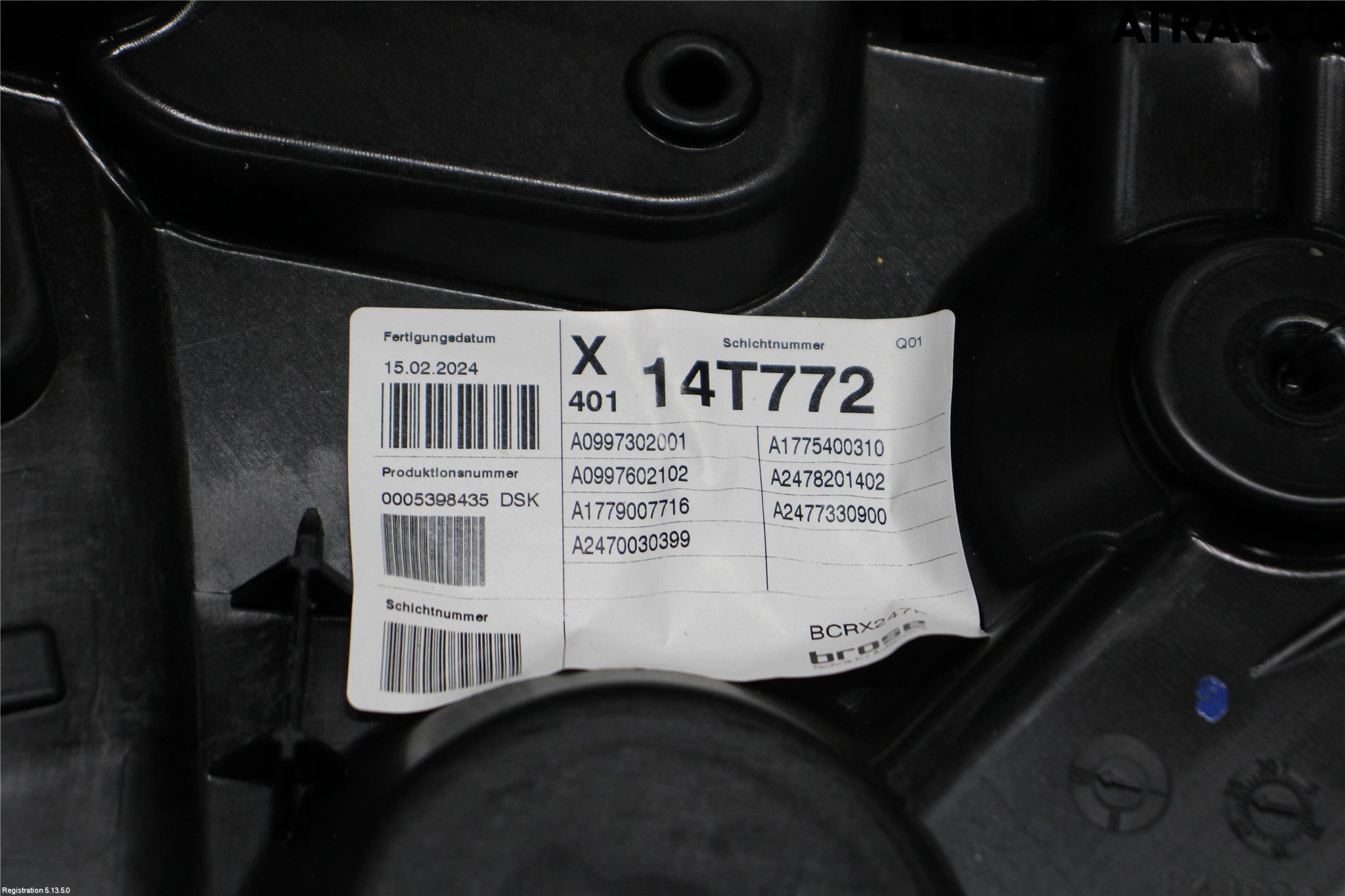 Mercedes-Benz MB EQB (X243) 22- Vindusheis El Komp