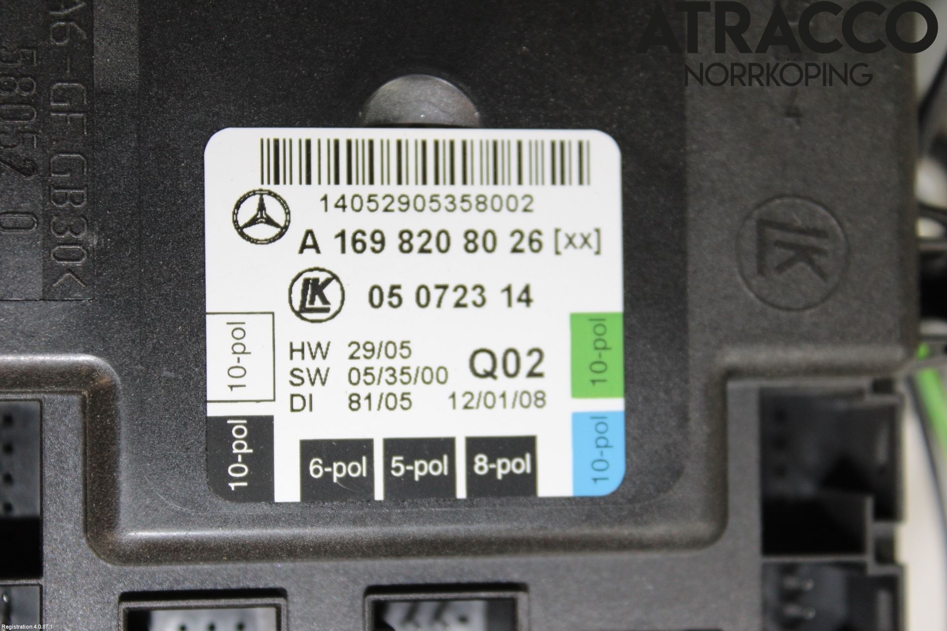 Mercedes-Benz MB B-KLASS (W245) 05-12 Vindusheis El Komp