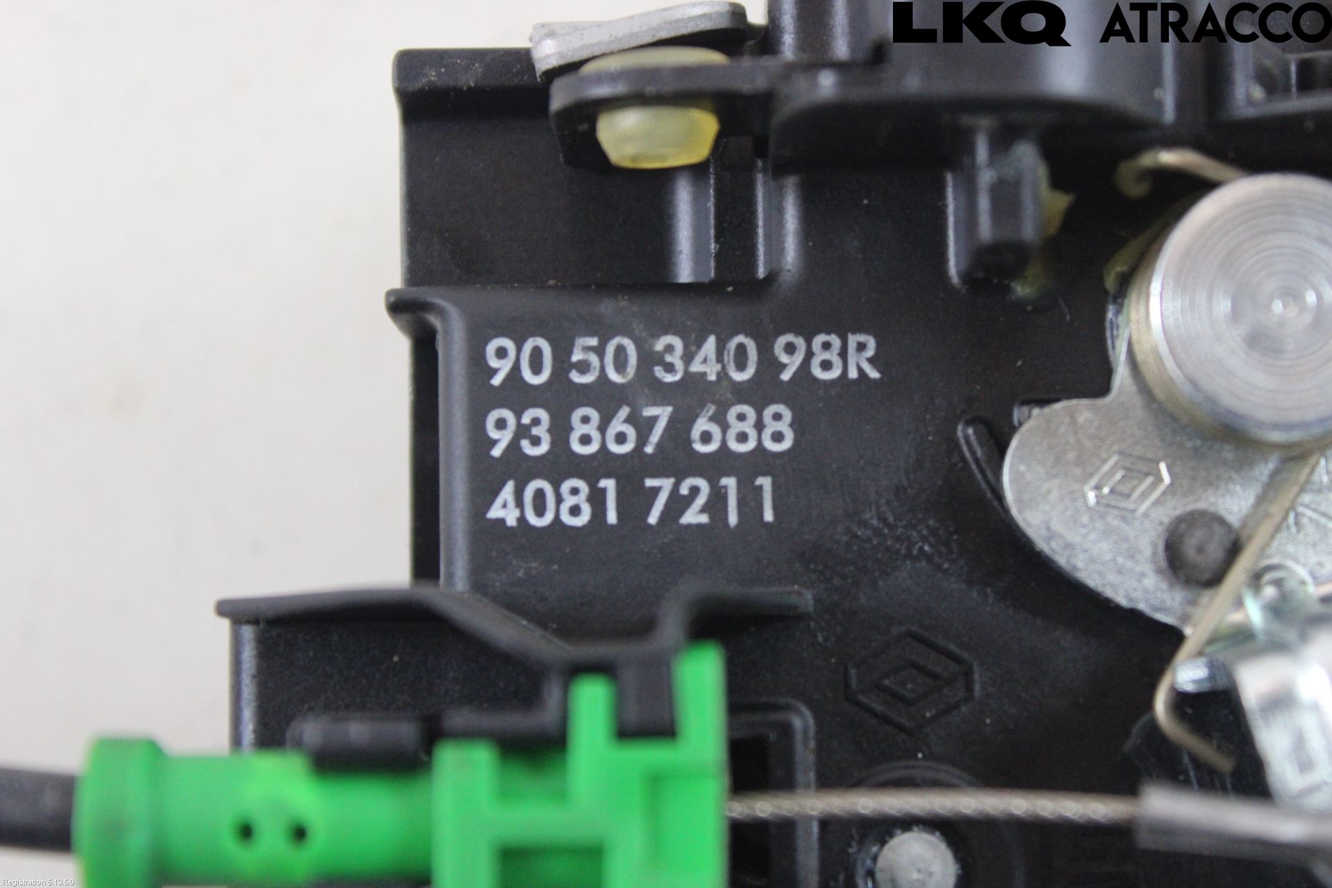 Opel VIVARO 15-19 Bakluke-Lokk Låsekasse
