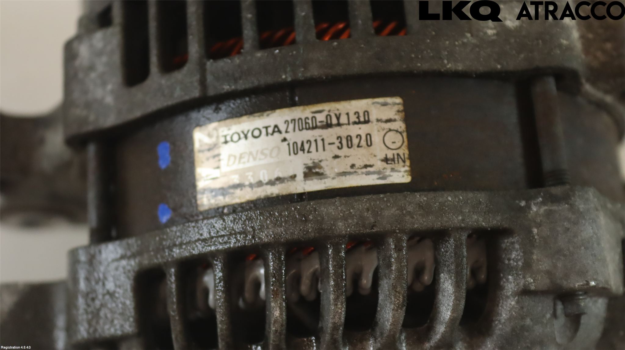 Toyota YARIS XP130 12-14 Dynamo