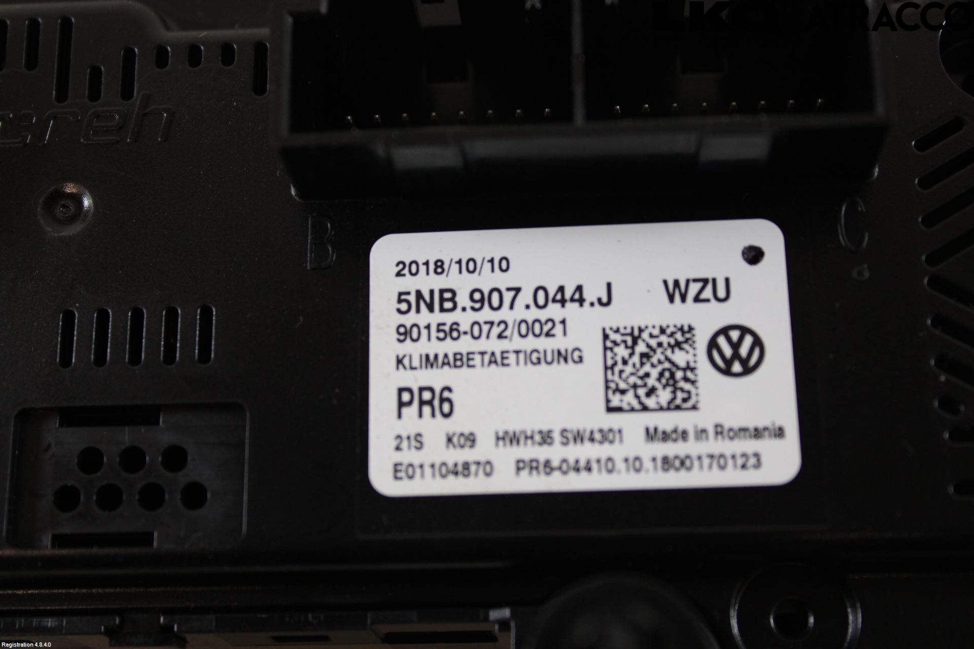 Volkswagen VW TIGUAN 16-24 Varmeapparat Panel(Regulering)