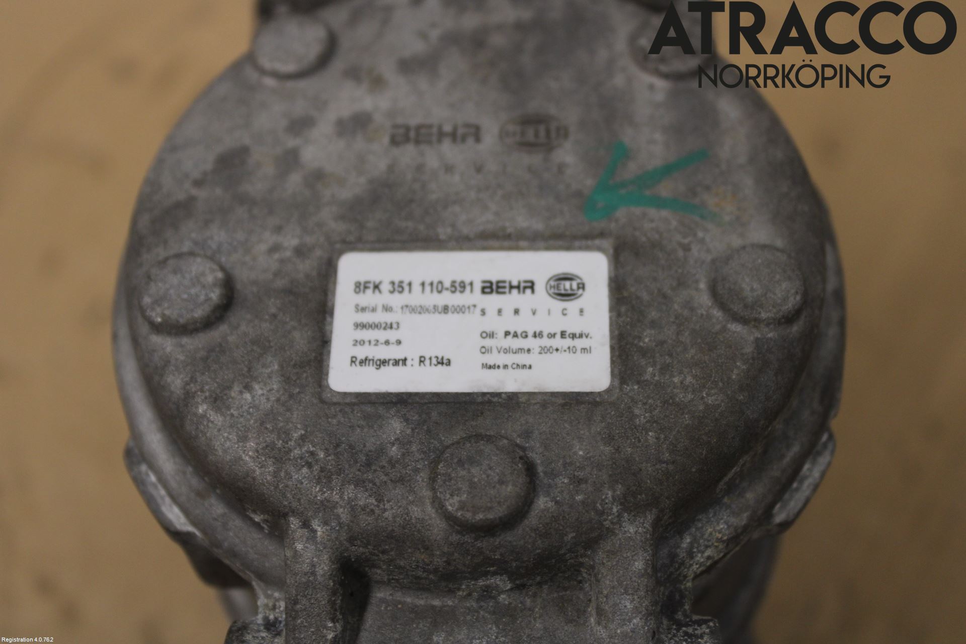 Landrover LAND ROVER RANGEROVER 94-01 Varme Ac Kompressor