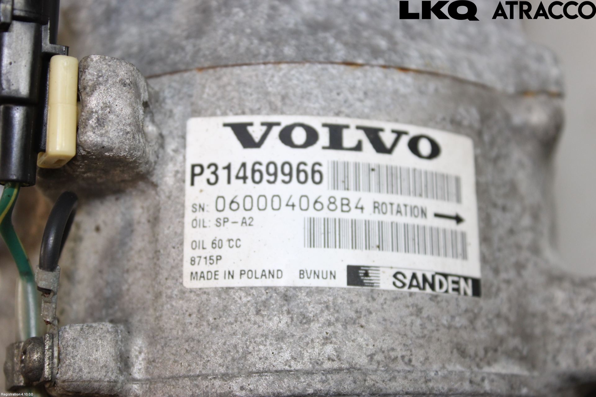 Volvo V90 17->> Varme Ac Kompressor