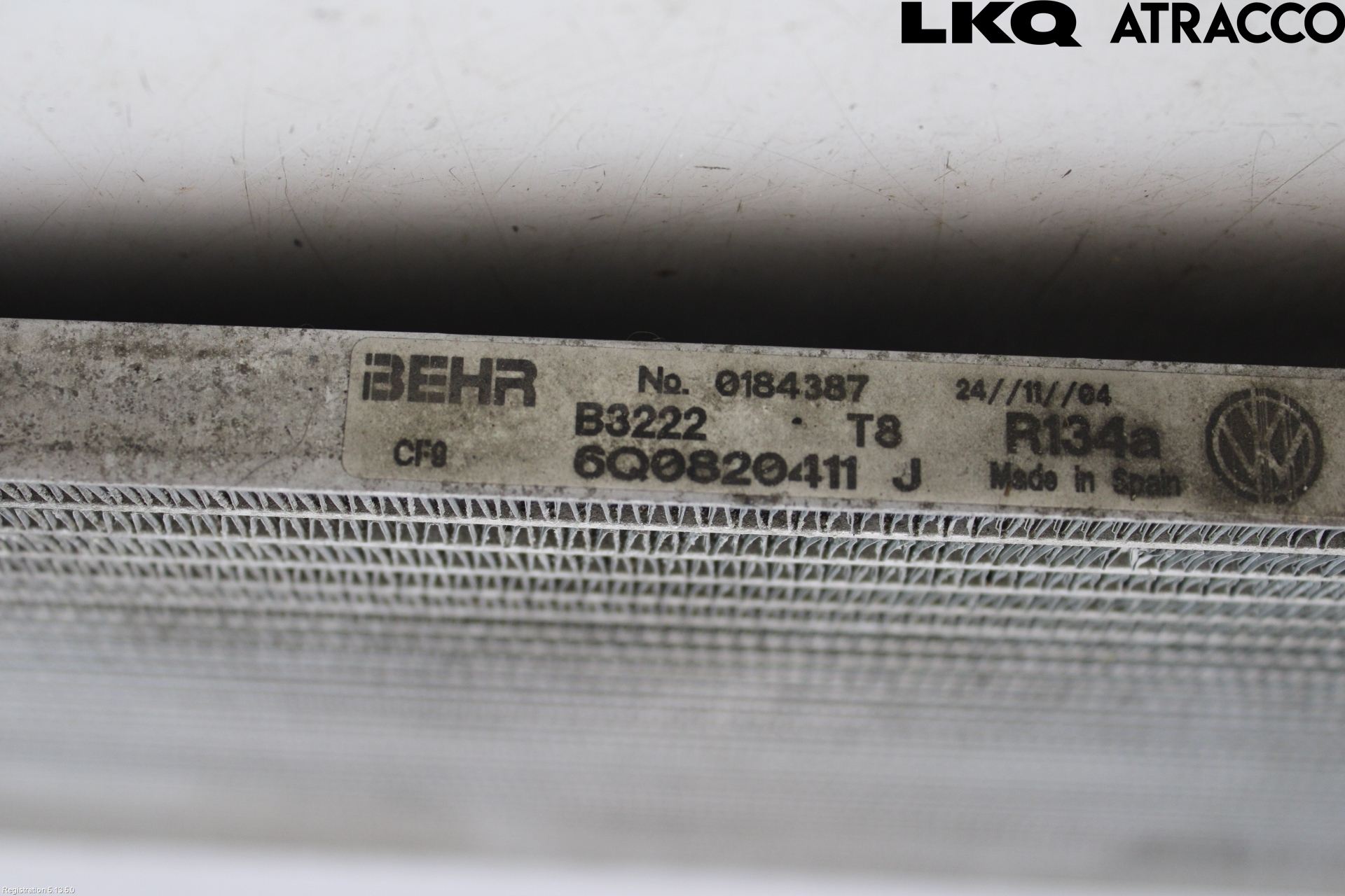 Volkswagen VW POLO 02-05 Varme Ac Kondenser-Kjøler