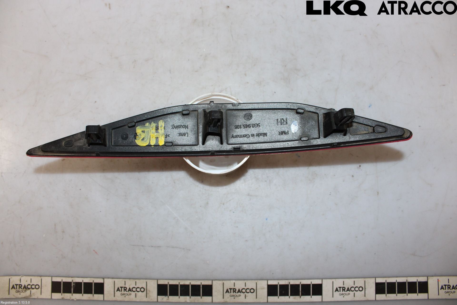 Volkswagen VW GOLF / E-GOLF VII 13-20 Refleks Bak