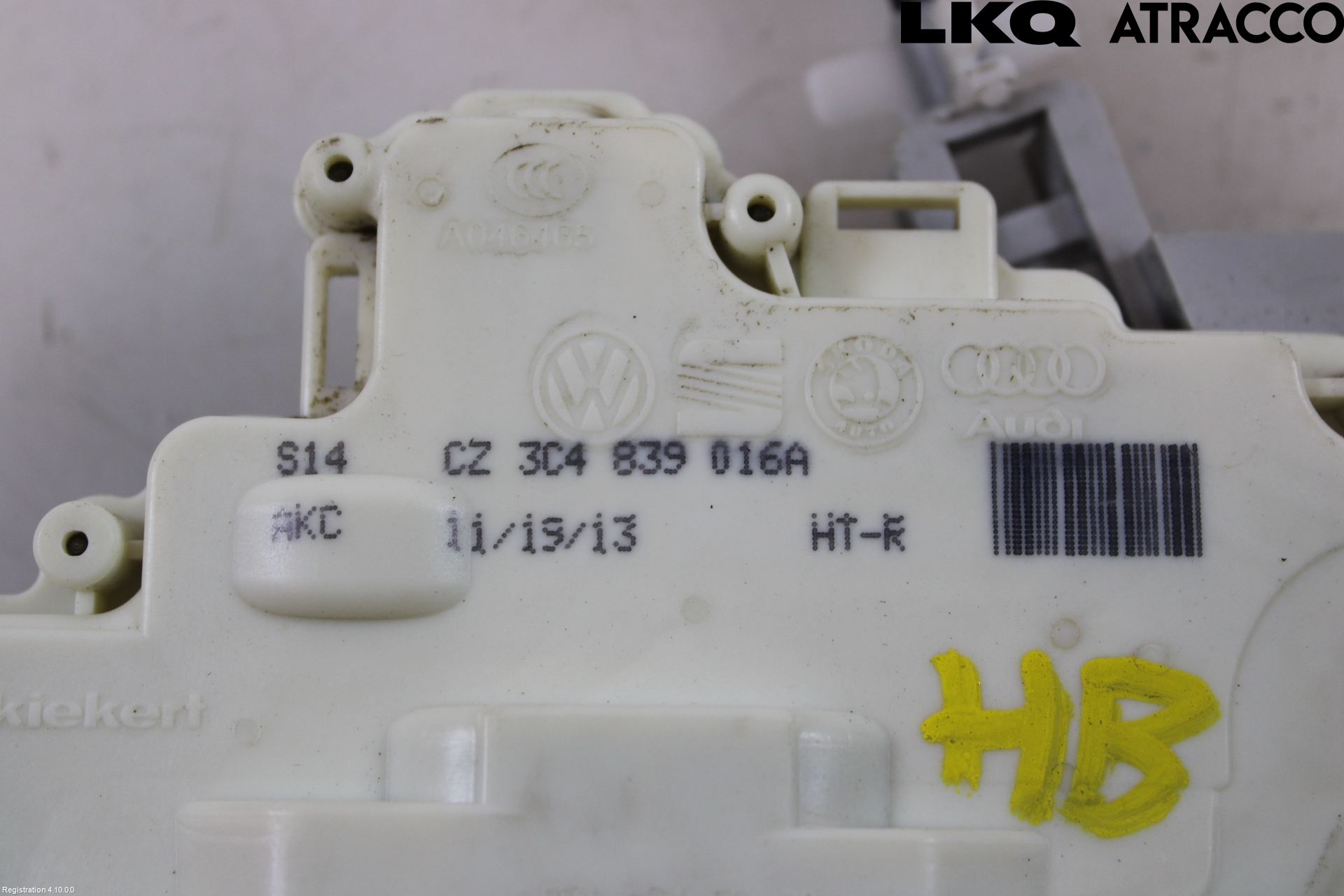 Volkswagen VW PASSAT 11-14 Dørlås - Låsekasse