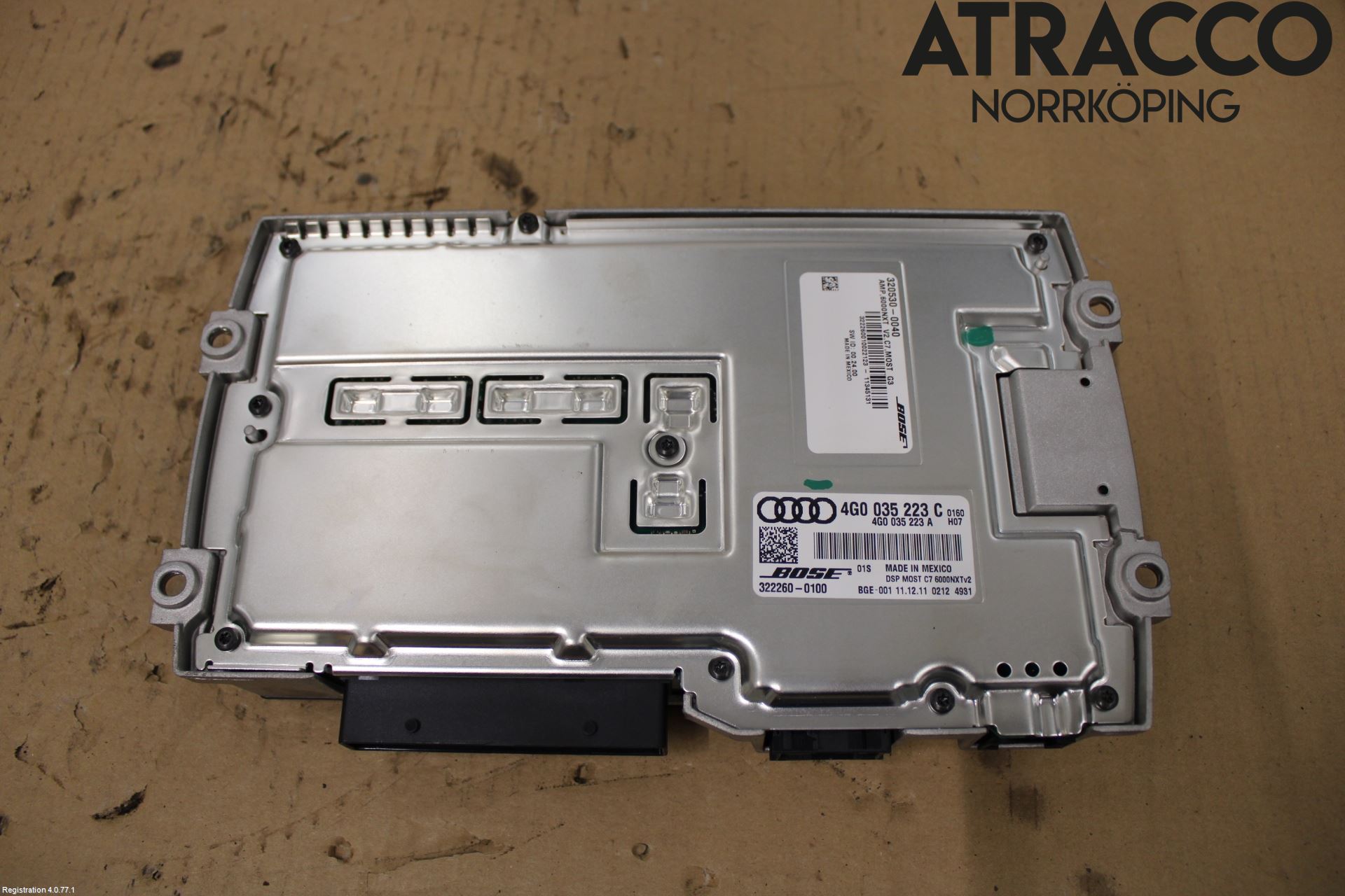 Audi A7/S7 4G 11-17 Stereo Forsterker