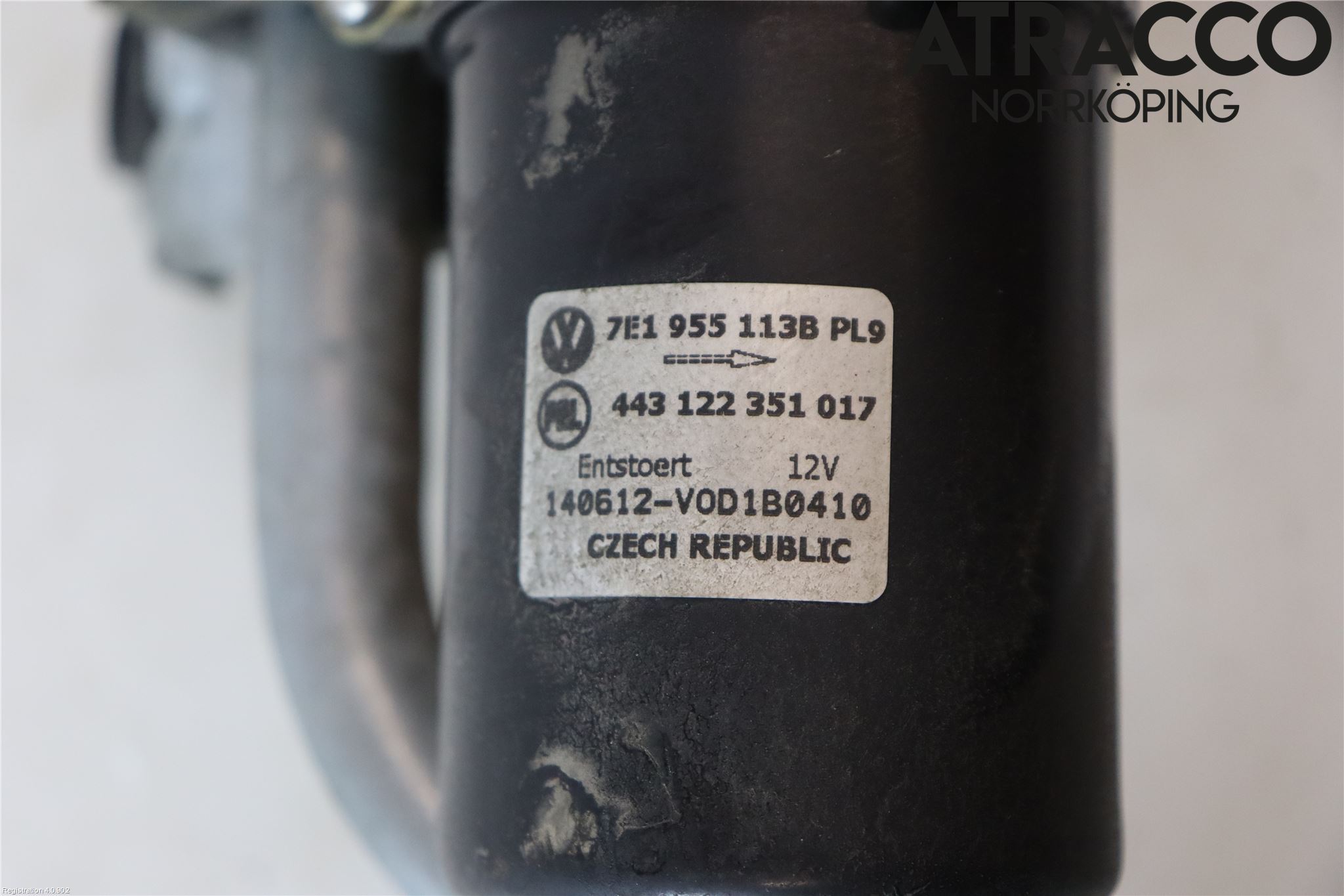 Volkswagen VW TRANSP/CARAVELLE (T5) 04-15 Viskeroverføring Frontrute