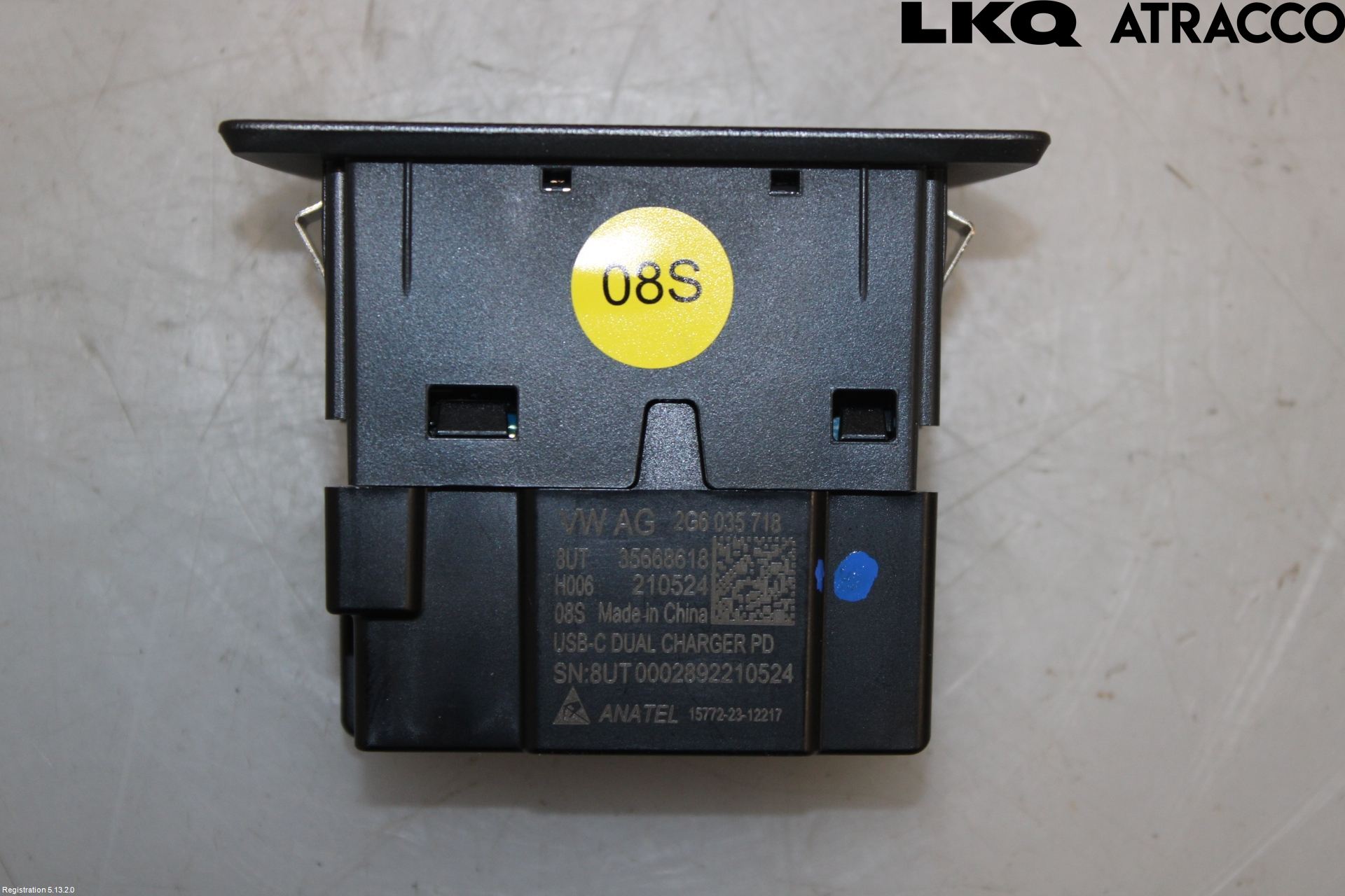 Volkswagen VW ID.7/TOURER 24- Usb Connection