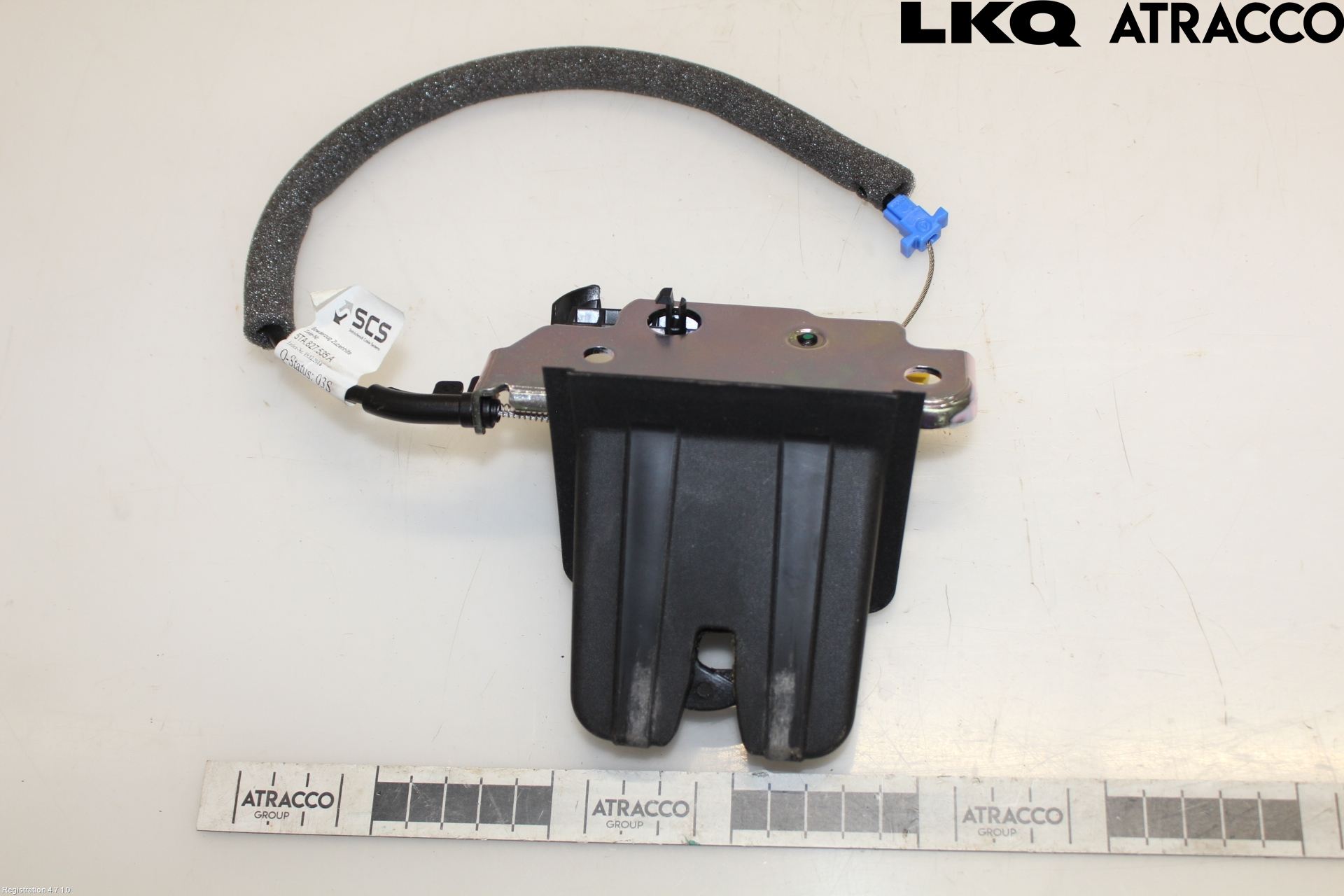 Volkswagen VW TOURAN 16- Bakluke-Lokk Låsekasse