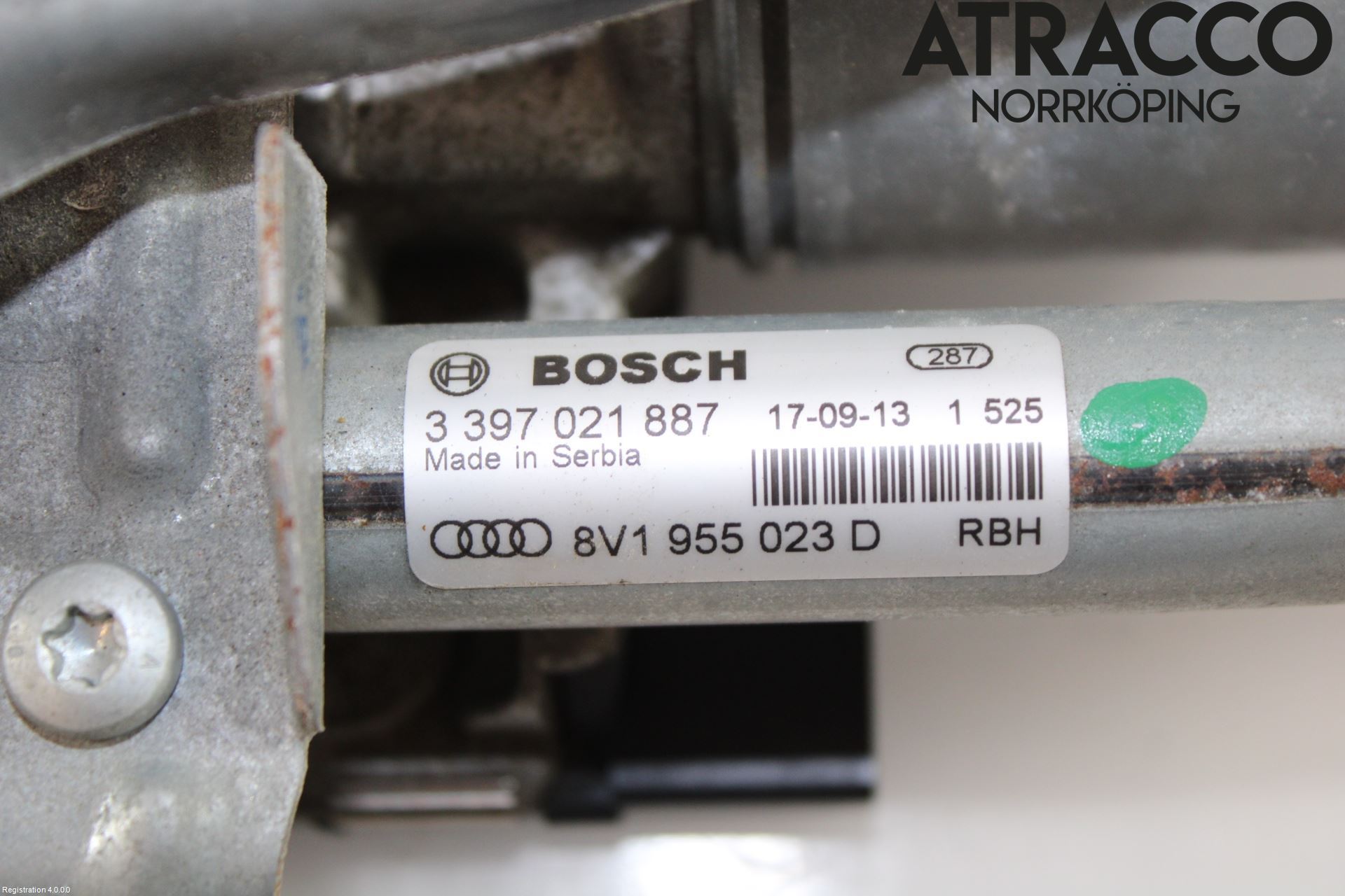 Audi A3/S3 8V 13-20 Viskeroverføring Frontrute