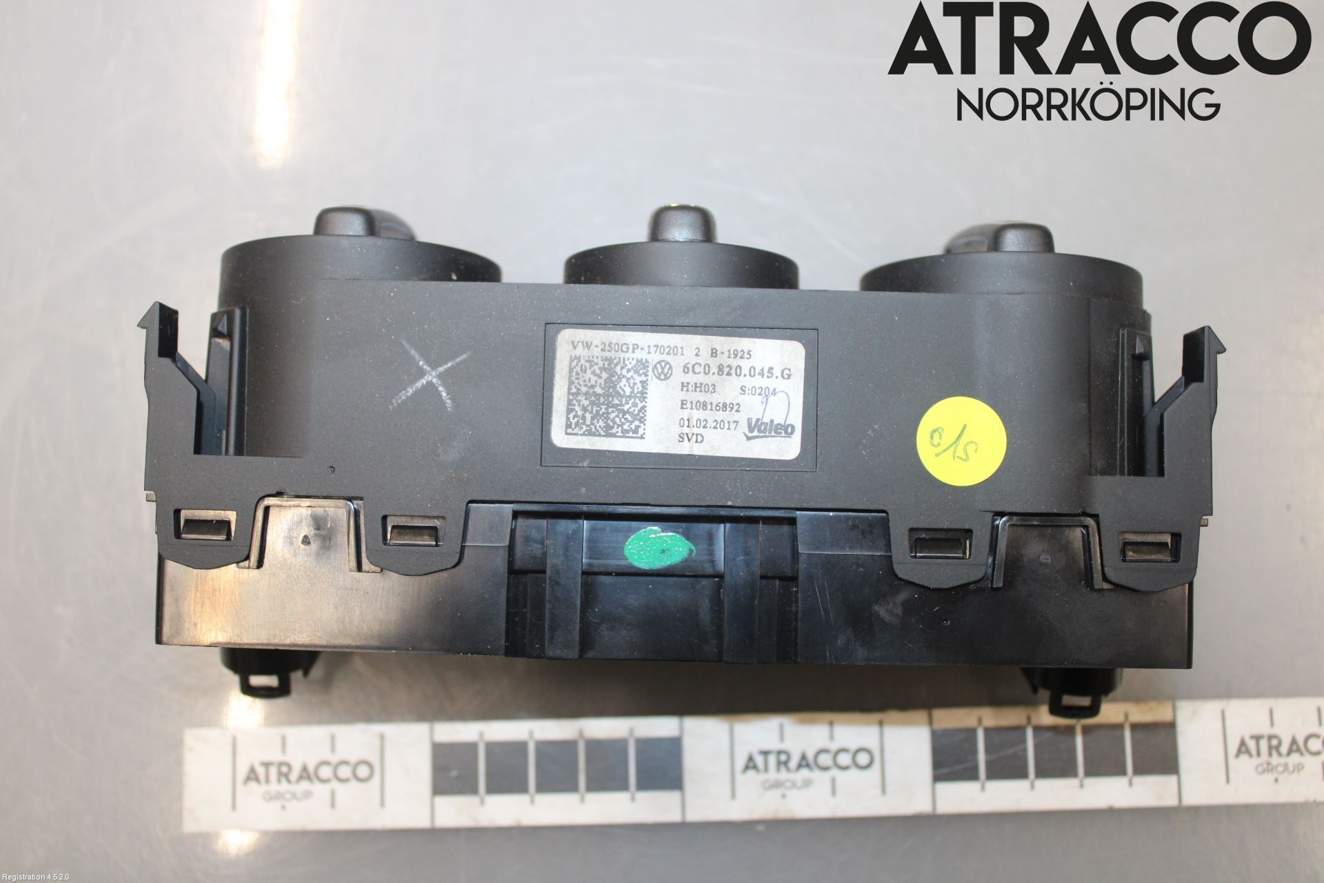 Volkswagen VW POLO 10-17 Varmeapparat Panel(Regulering)