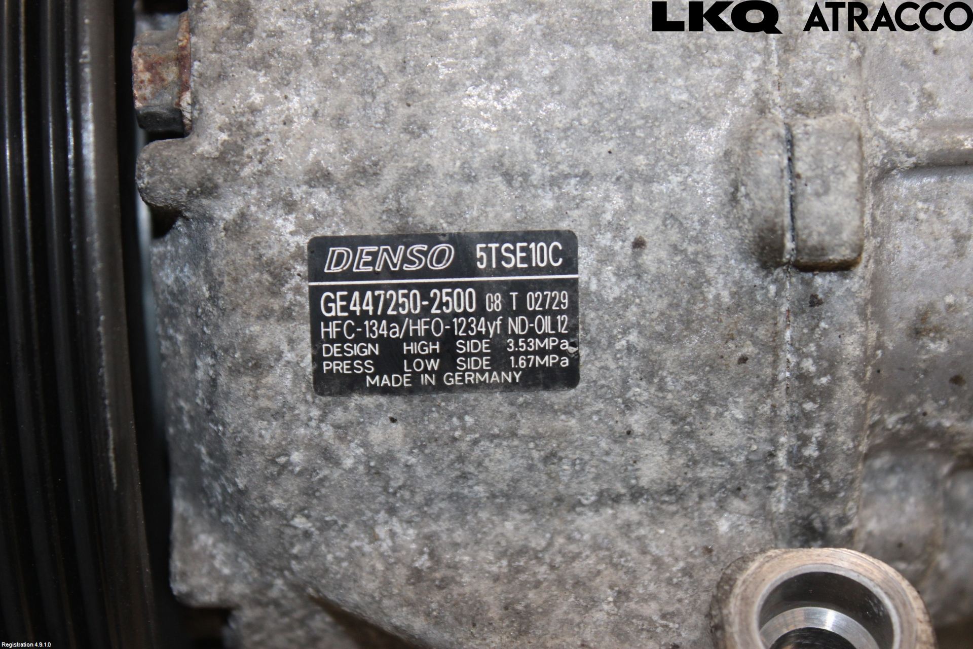 Toyota YARIS XP130 15-20 Varme Ac Kompressor