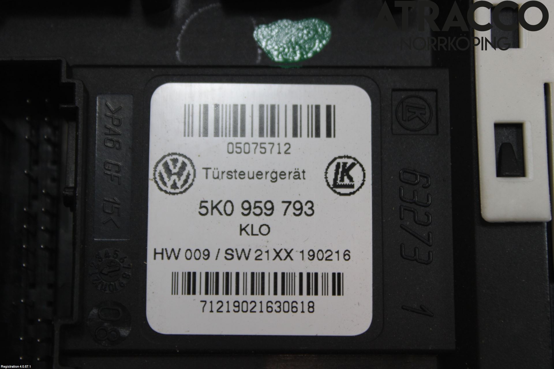 Volkswagen VW CADDY 16-20 Vindusheis El Komp