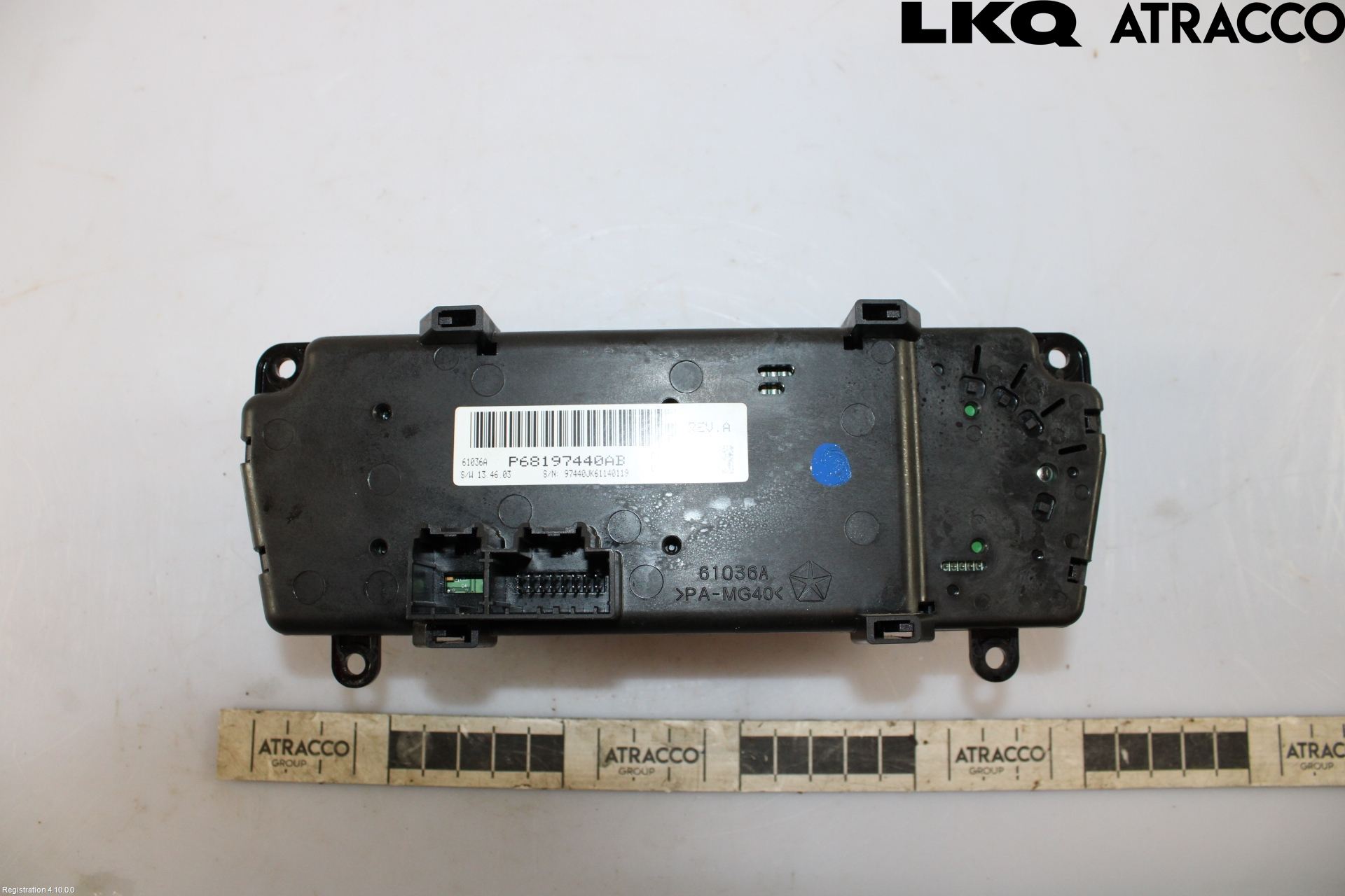 Jeep WRANGLER Varmeapparat Panel(Regulering)