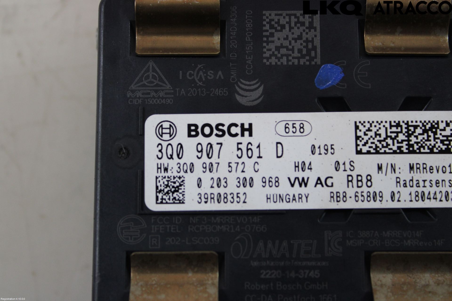 Volkswagen VW PASSAT 15-19 Sensor Fartsbegrensning
