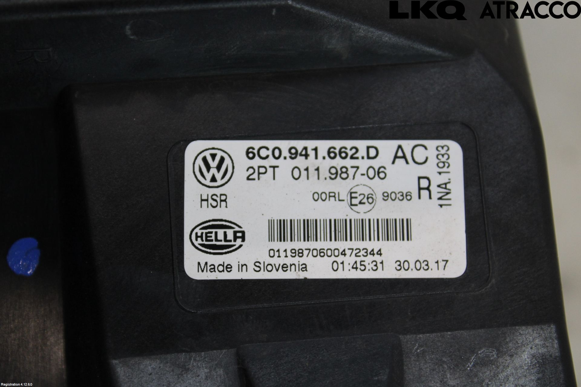 Volkswagen VW POLO 10-17 Frontlykt-Kurve-Tåkelys